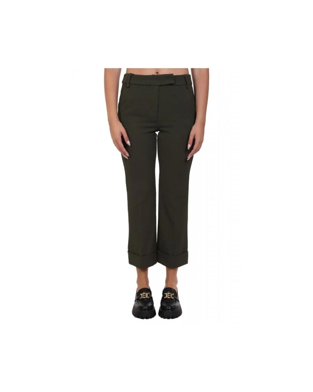 Marella Black Cropped Trousers