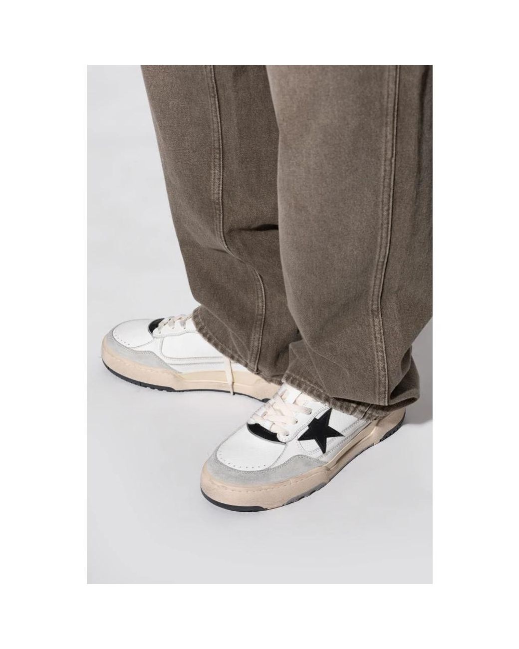 Golden Goose Deluxe Brand Gray Sneakers for men