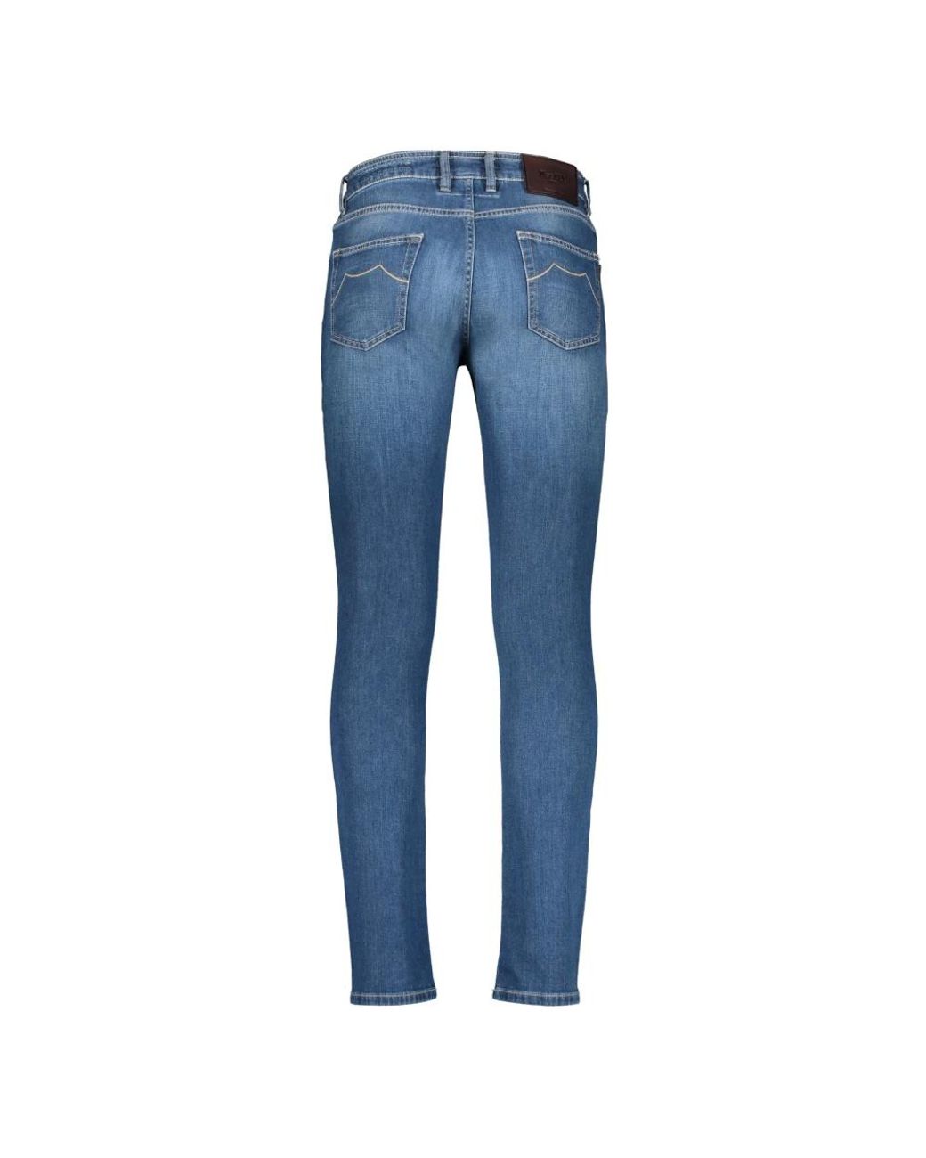 Moorer Blue Slim Fit Jeans for men