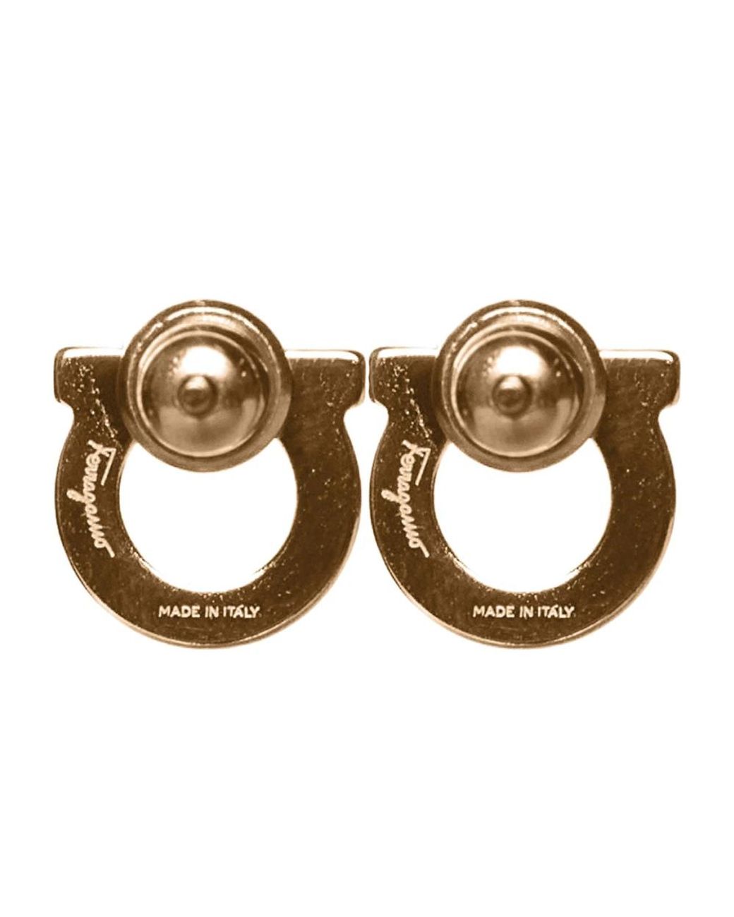 Earrings Ferragamo en coloris Metallic