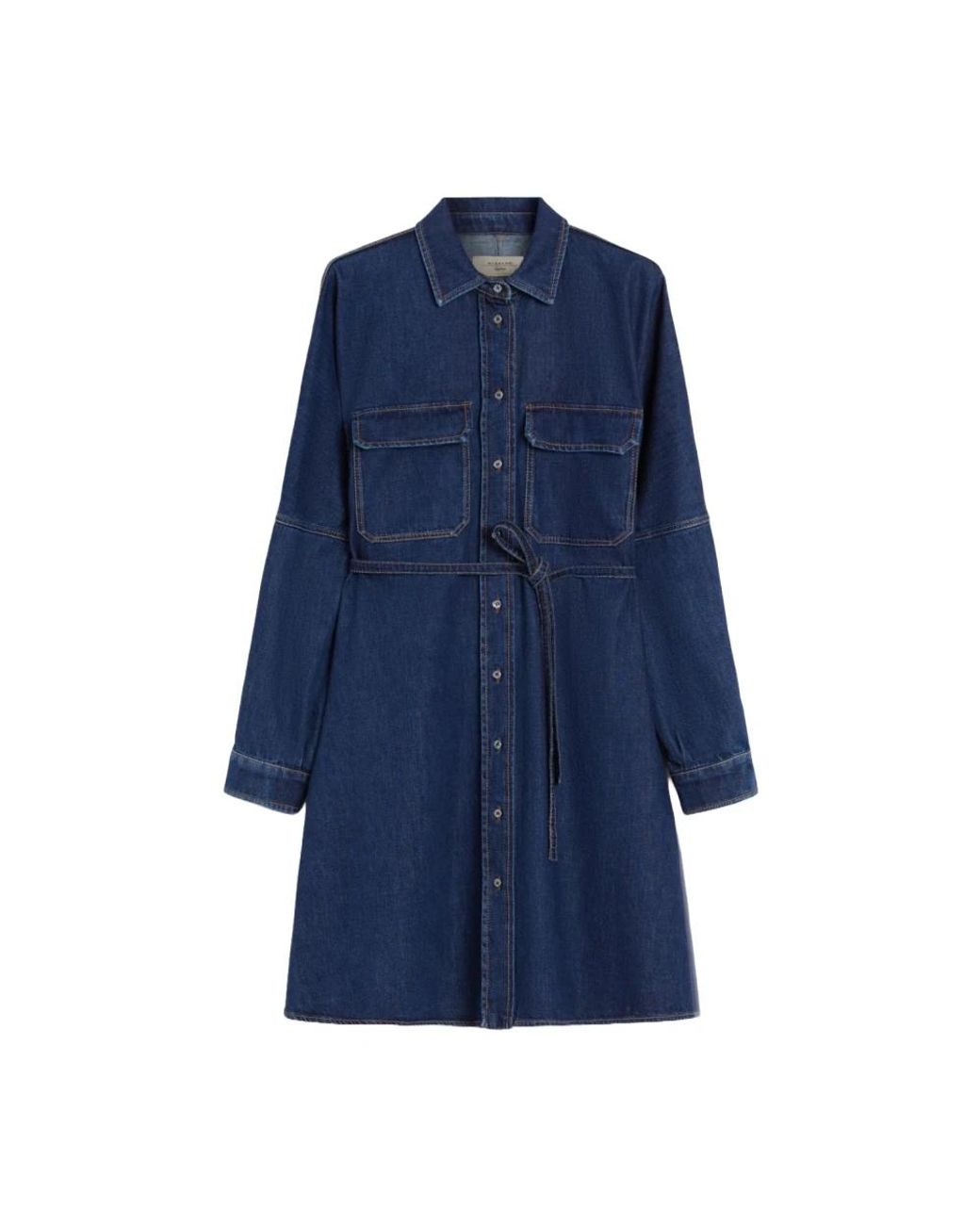 Weekend by Maxmara Blue Shirt Dresses