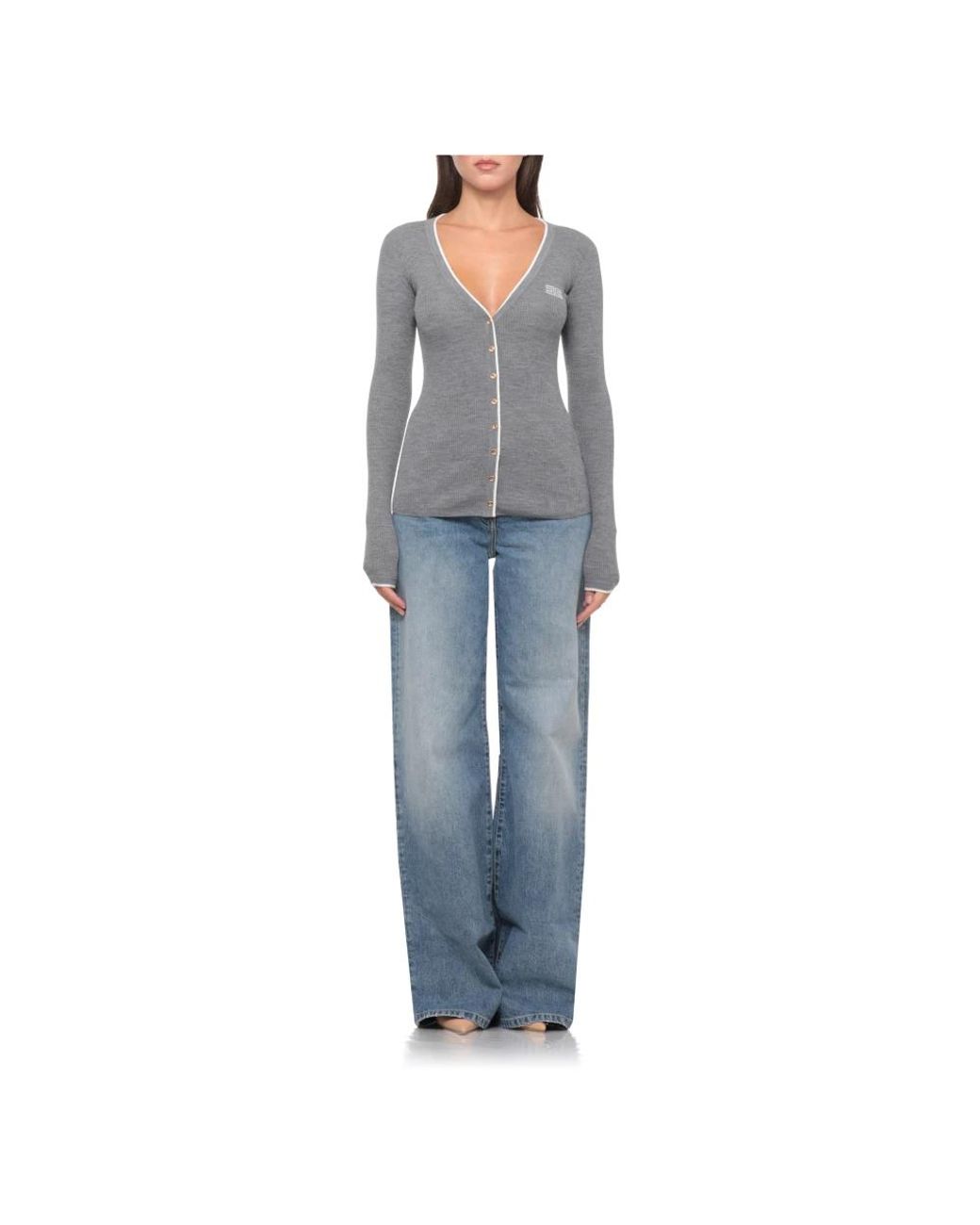 Elisabetta Franchi Gray Cardigans