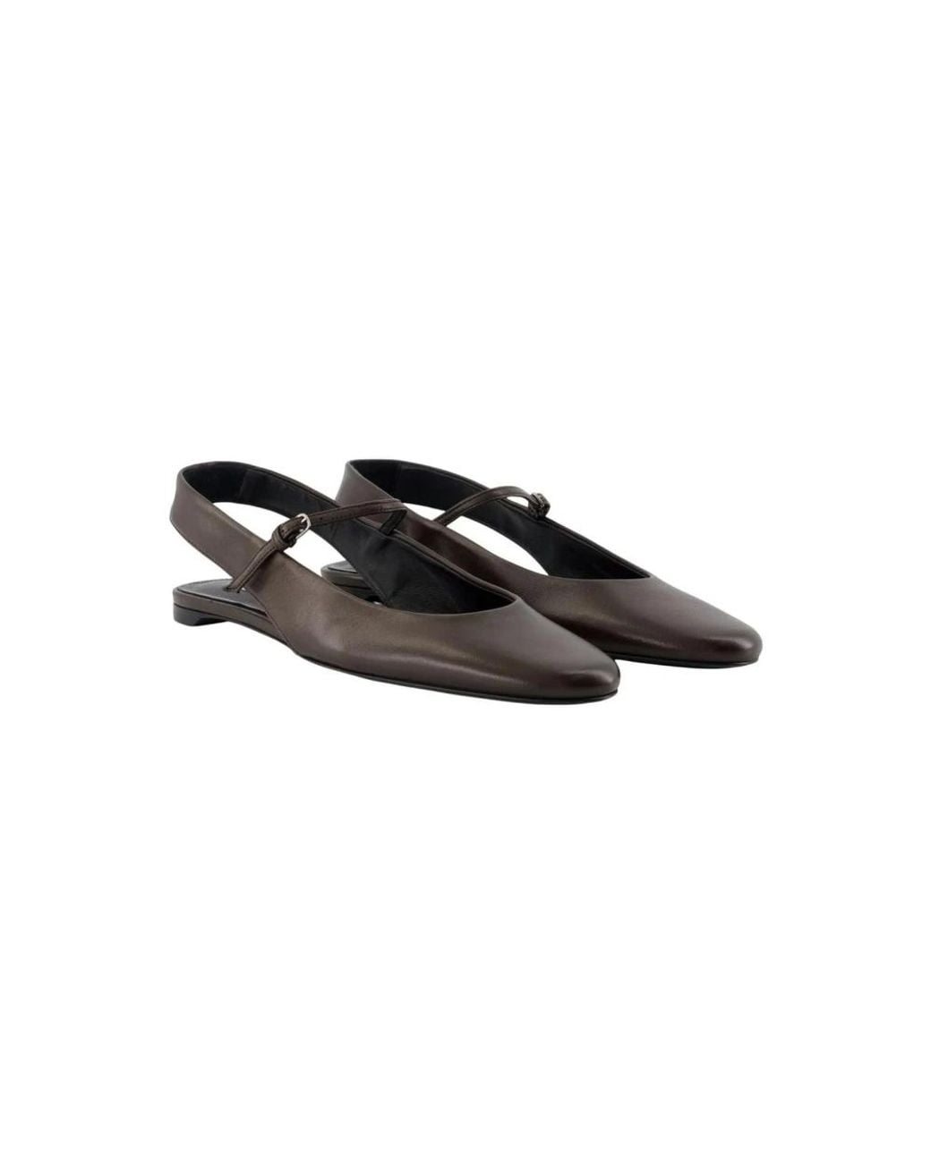 Totême Brown Ballerina Shoes