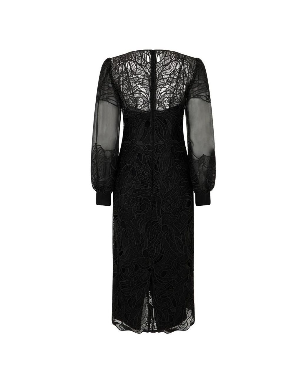 Alberta Ferretti Black Midi Dresses