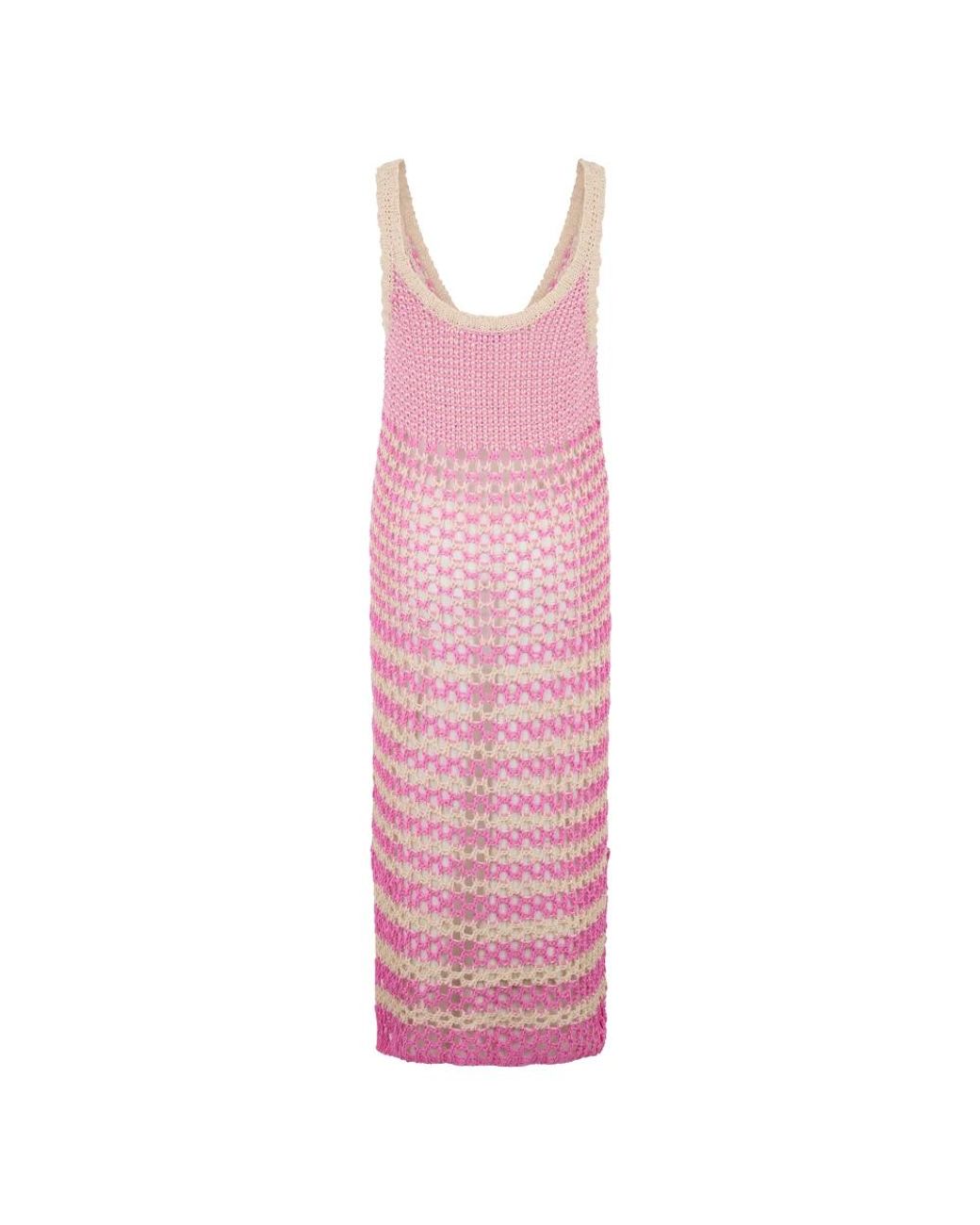 RED Valentino Pink Knitted Dresses