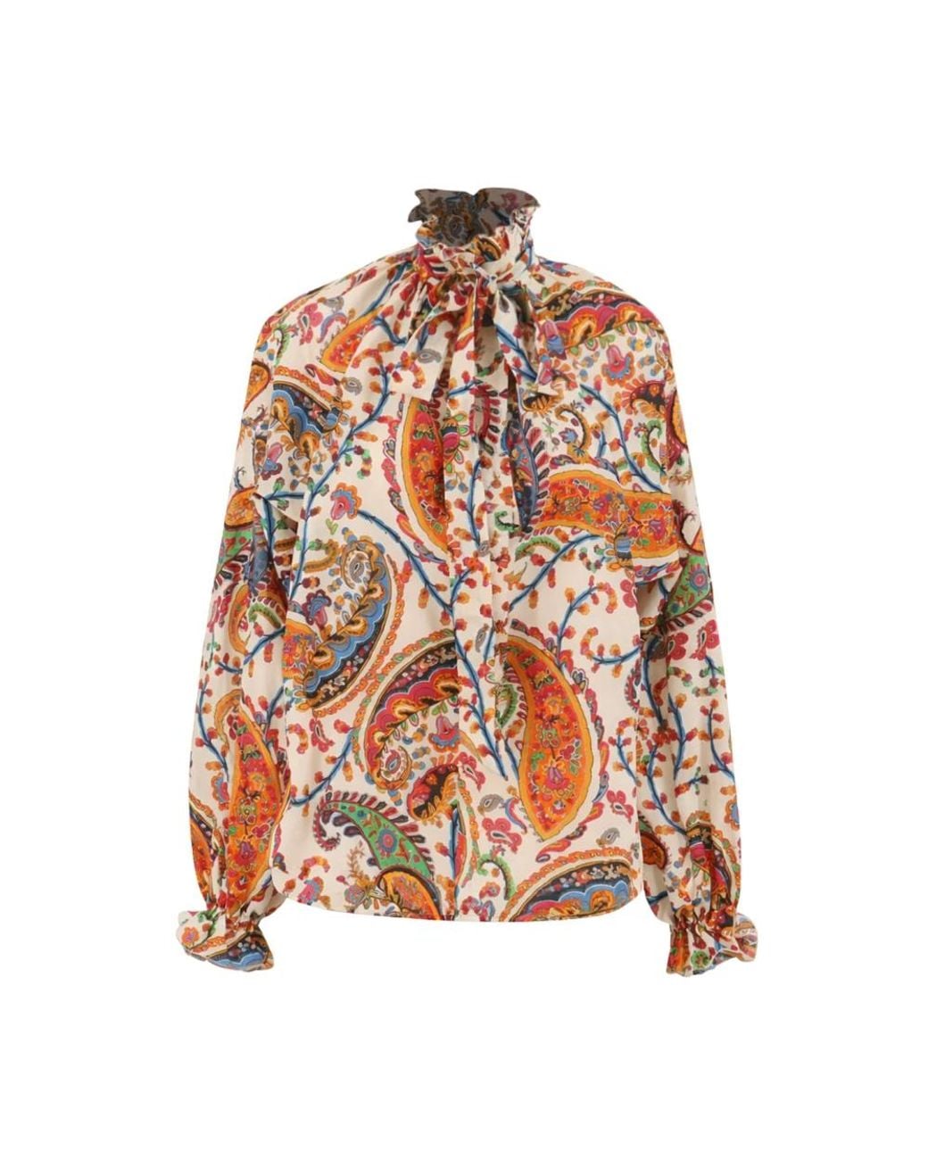 Etro Orange Blouses