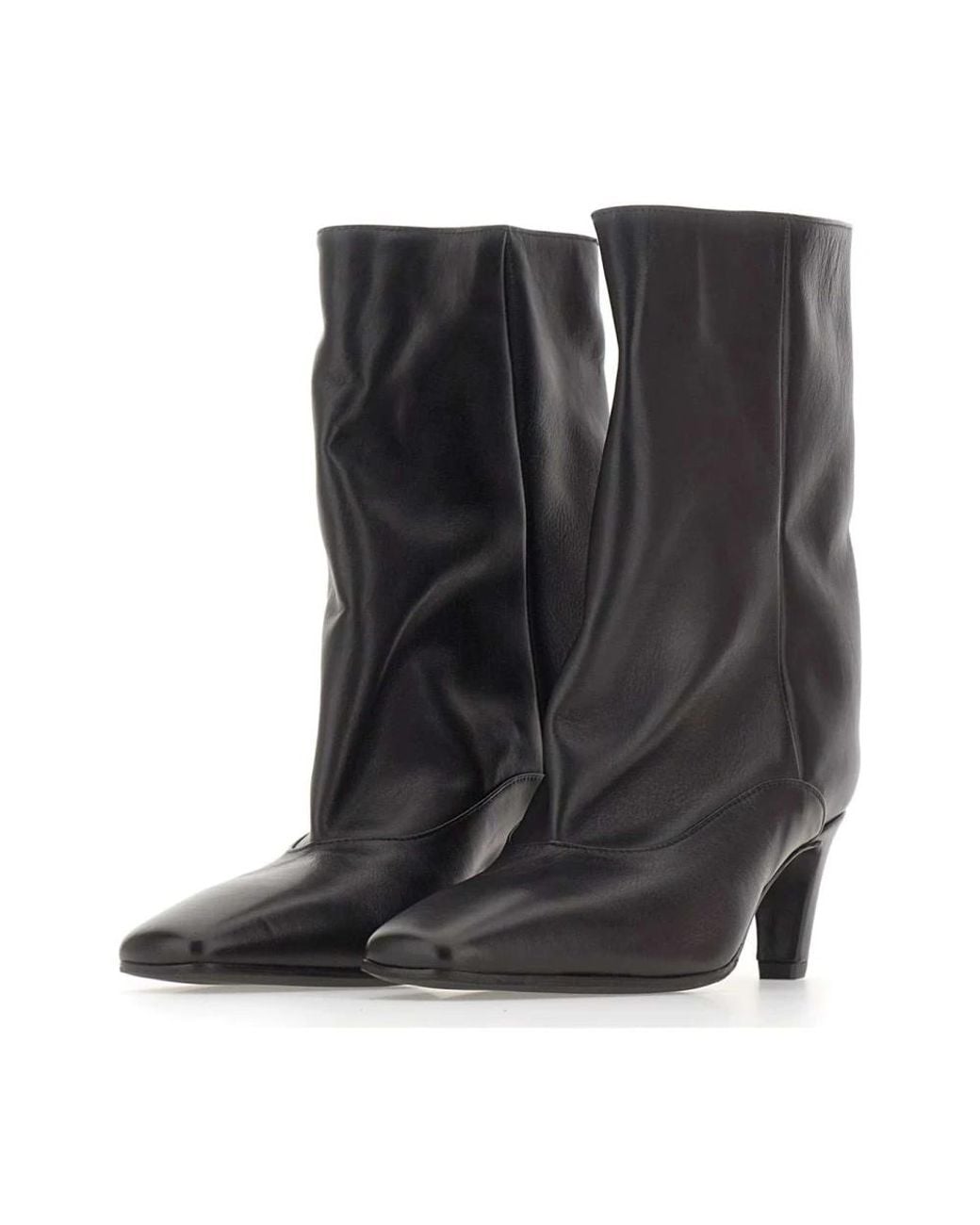 Strategia Black Heeled Boots