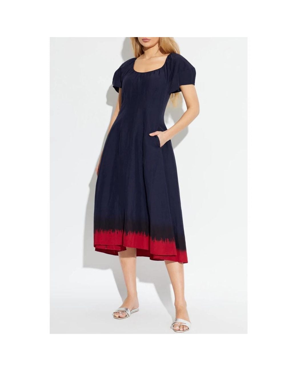 Tory Burch Blue Midi Dresses