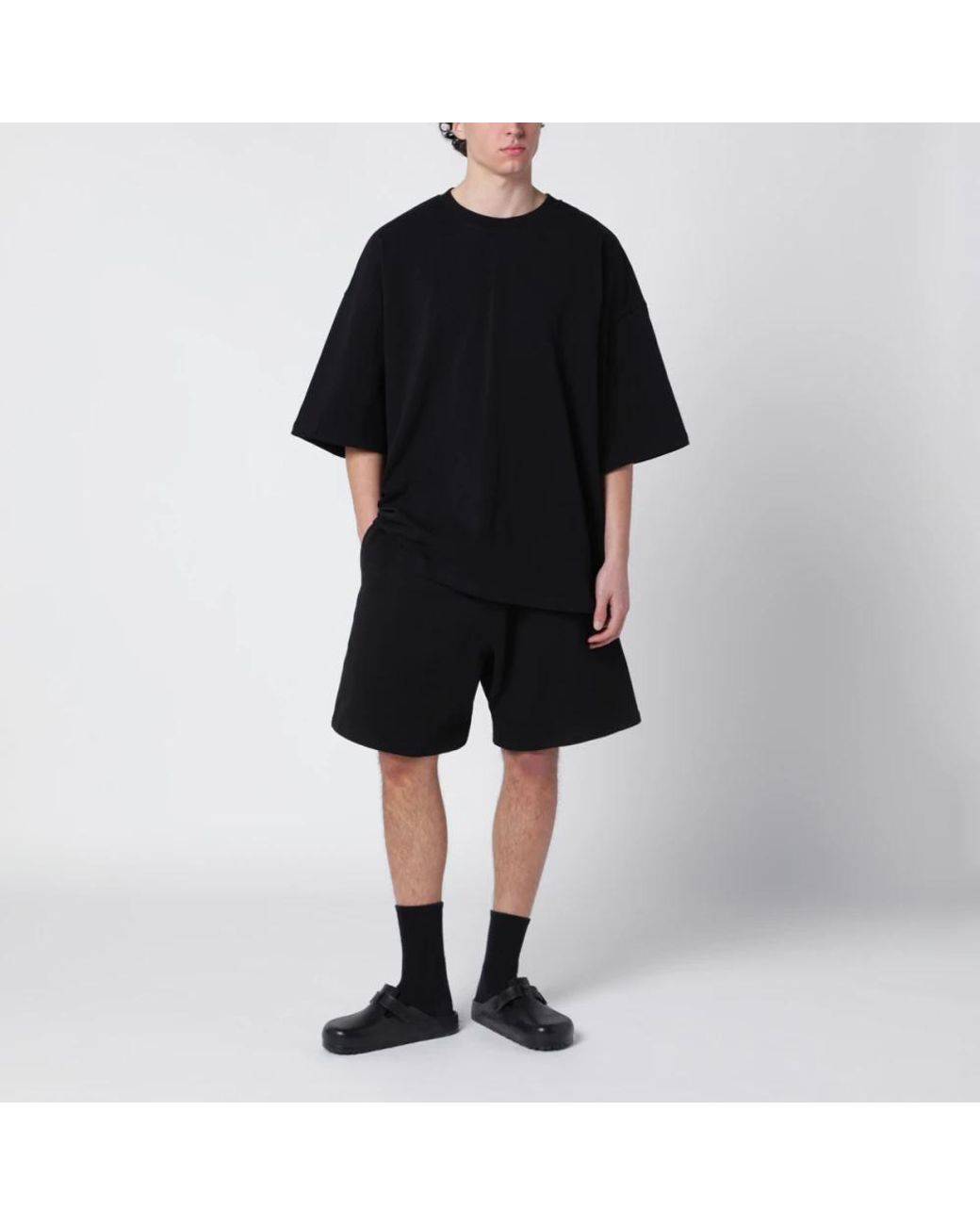 Entire studios Black Long Shorts for men