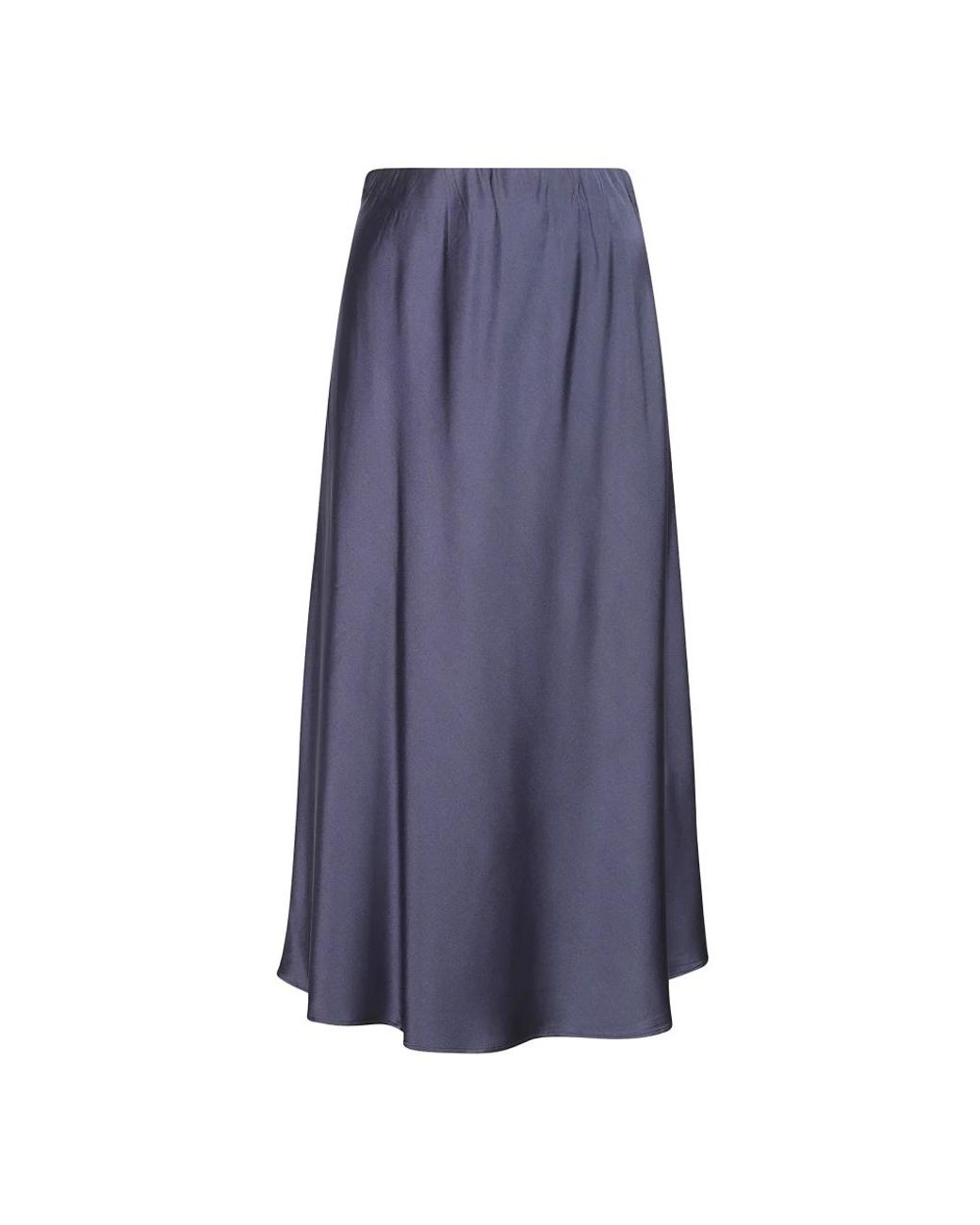 Midi Skirts Silk95five de color Blue
