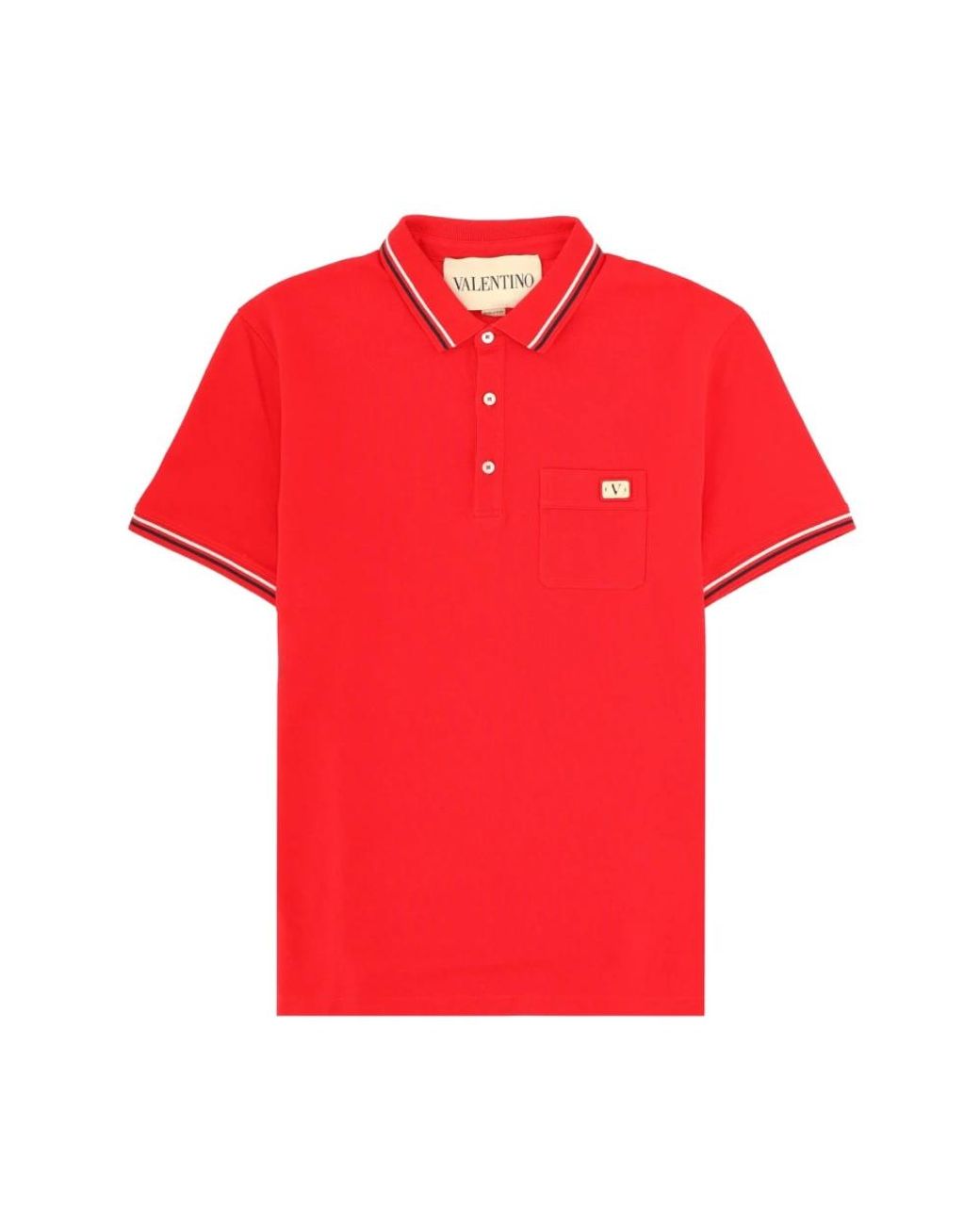 Valentino Red Polo Shirts for men