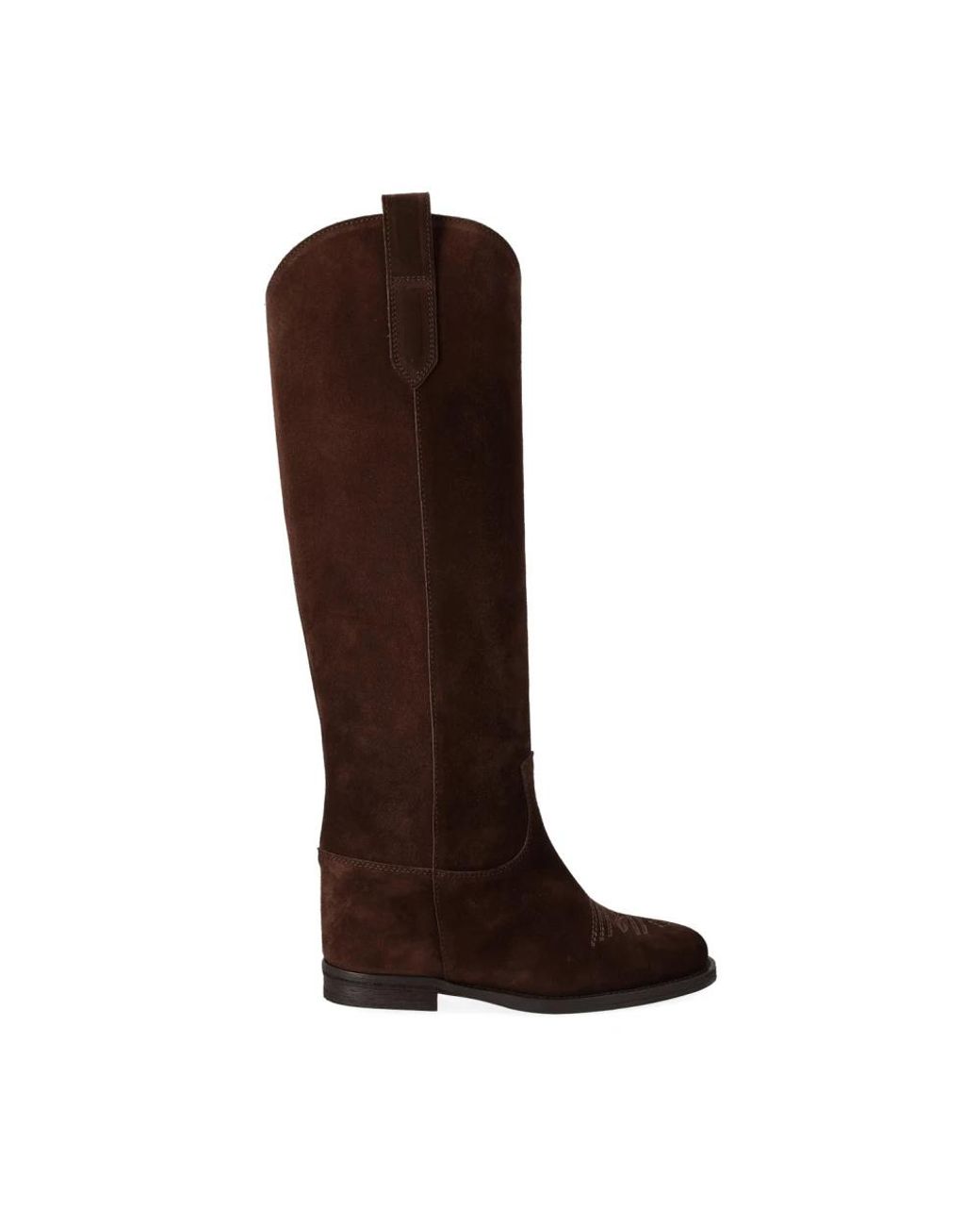 Via Roma 15 Brown Cowboy Boots