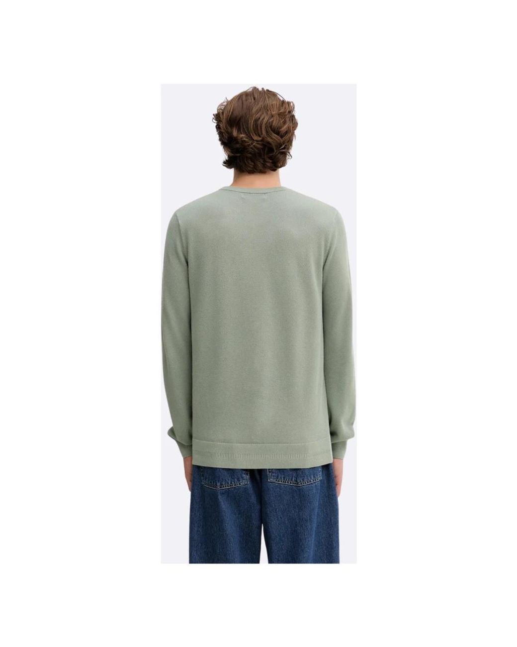 Fred Perry Green Round-Neck Knitwear for men