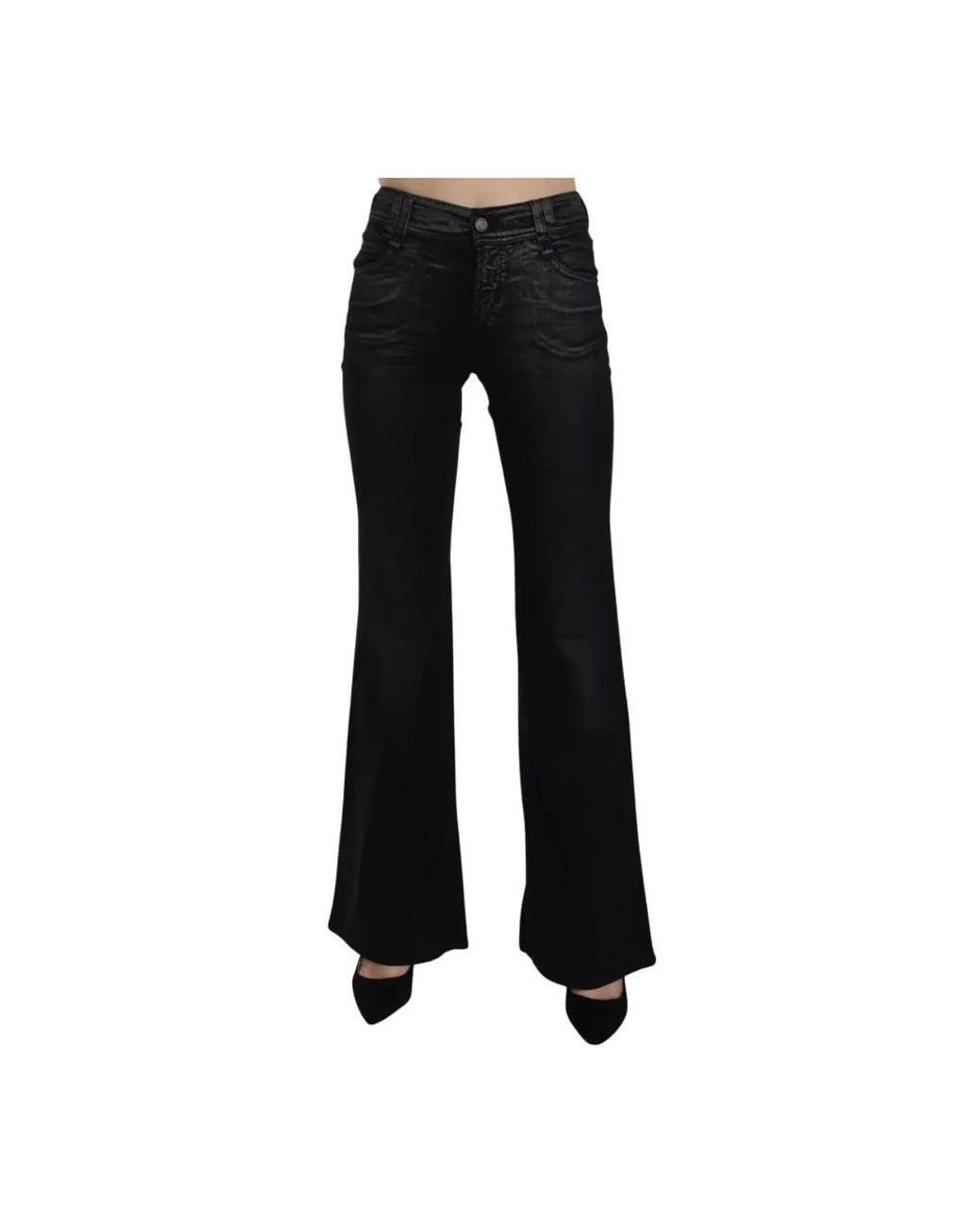 John Galliano Black Flare Jeans