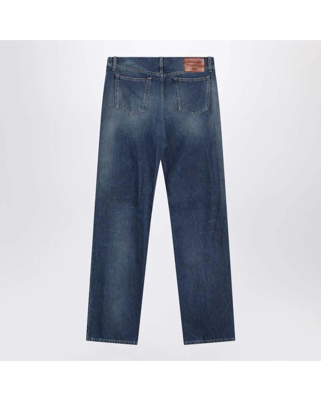 Acne Blue Straight Jeans