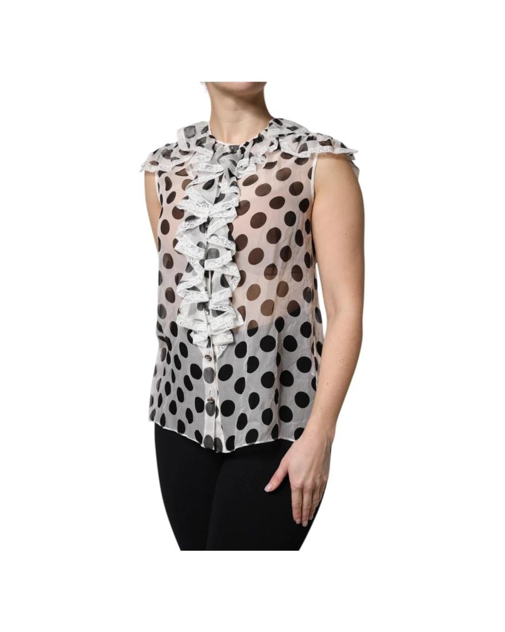 Dolce & Gabbana Gray Blouses