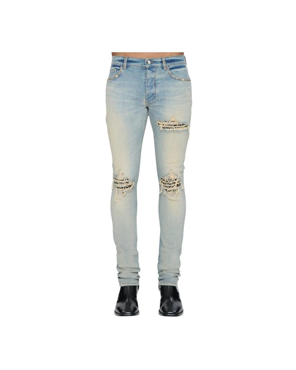 Amiri Blue Skinny Fit Jeans for men