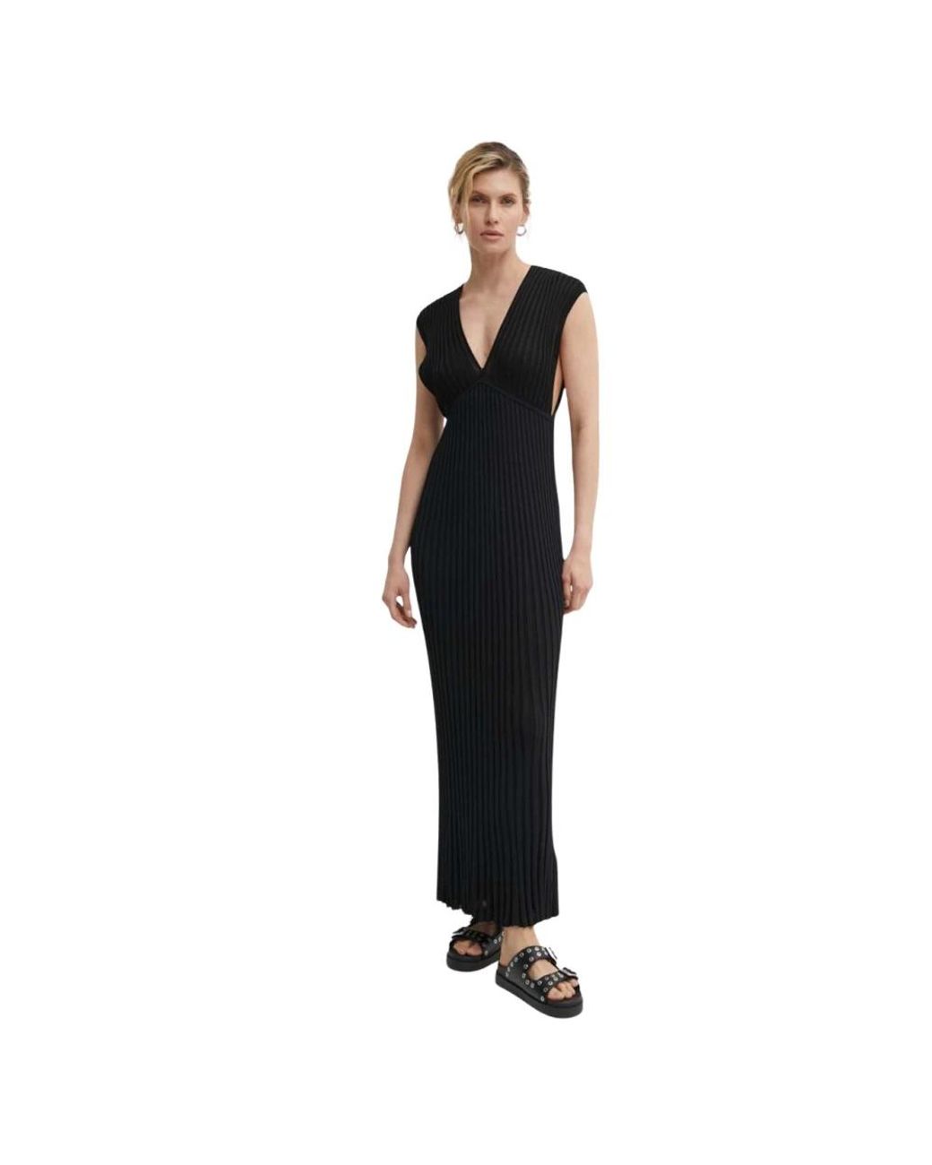 Gestuz Maxi Jurk in het Black