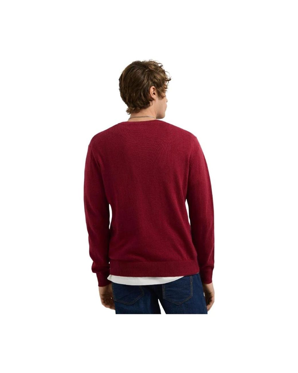 Pepe Jeans Red Round-Neck Knitwear for men