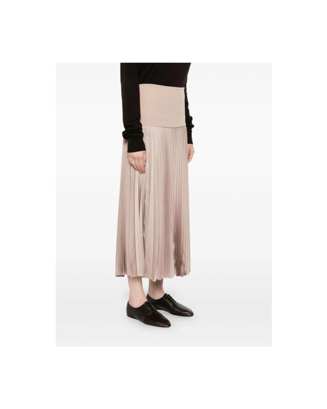 D.exterior Brown Midi Skirts