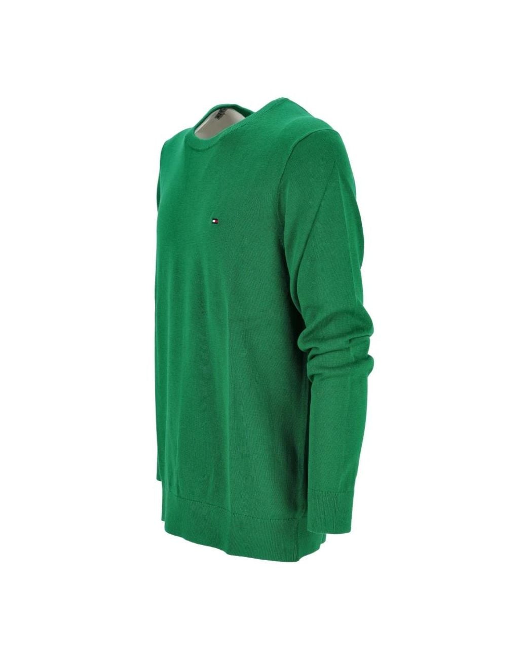 Tommy Hilfiger Green Round-Neck Knitwear for men