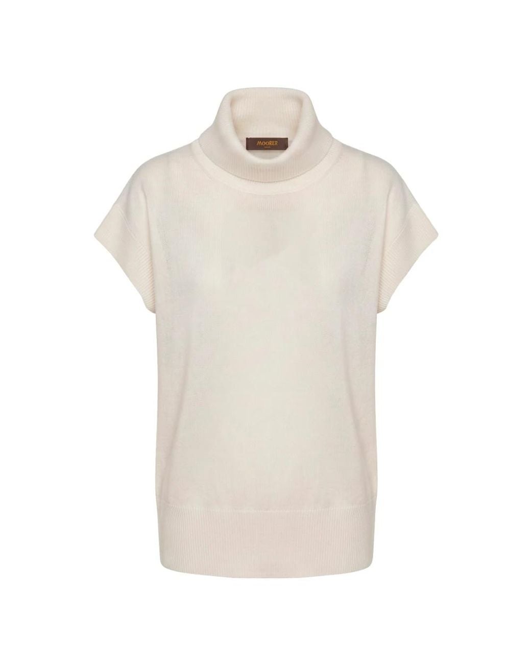 Moorer White Turtlenecks