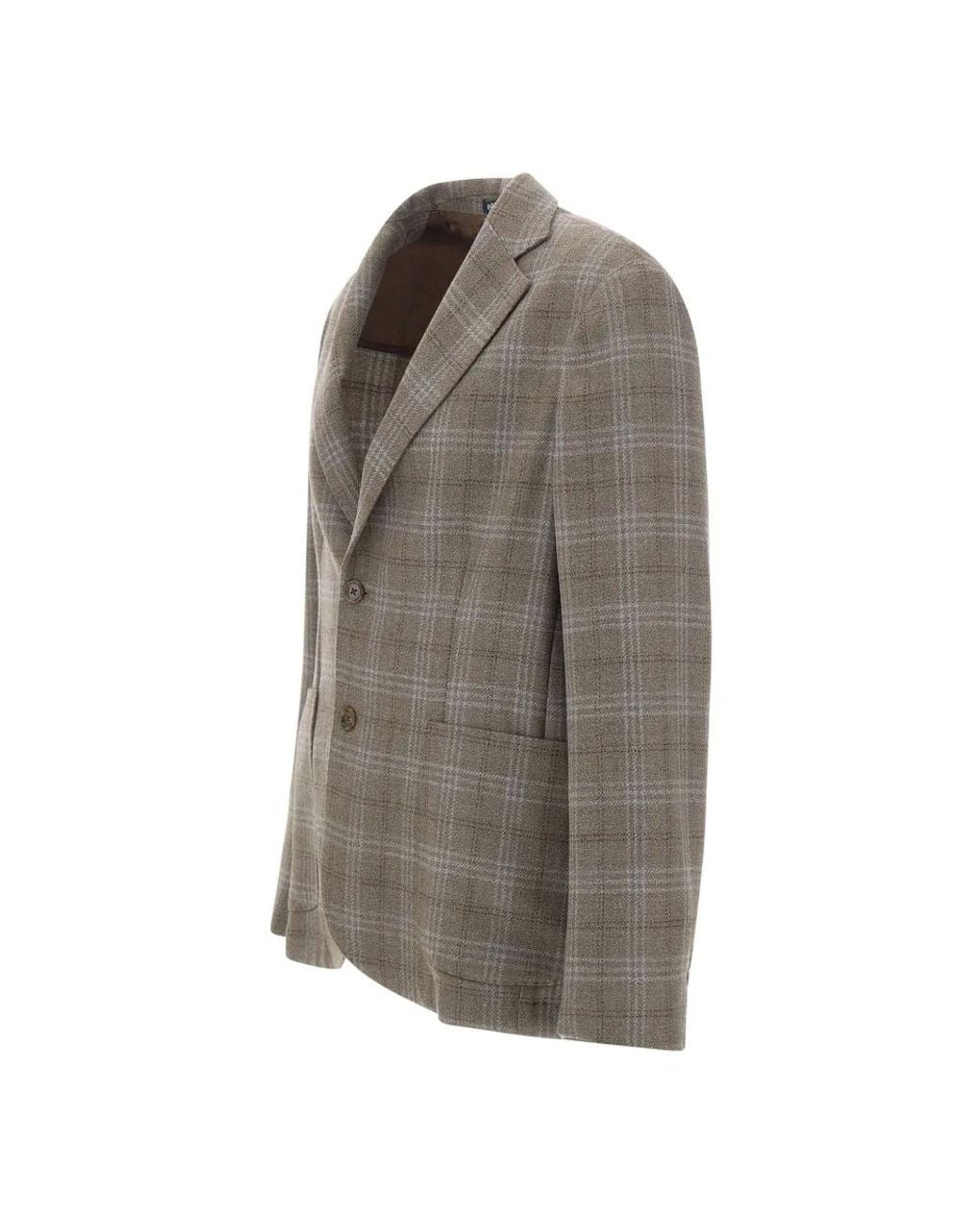 Barba Napoli Gray Blazers for men