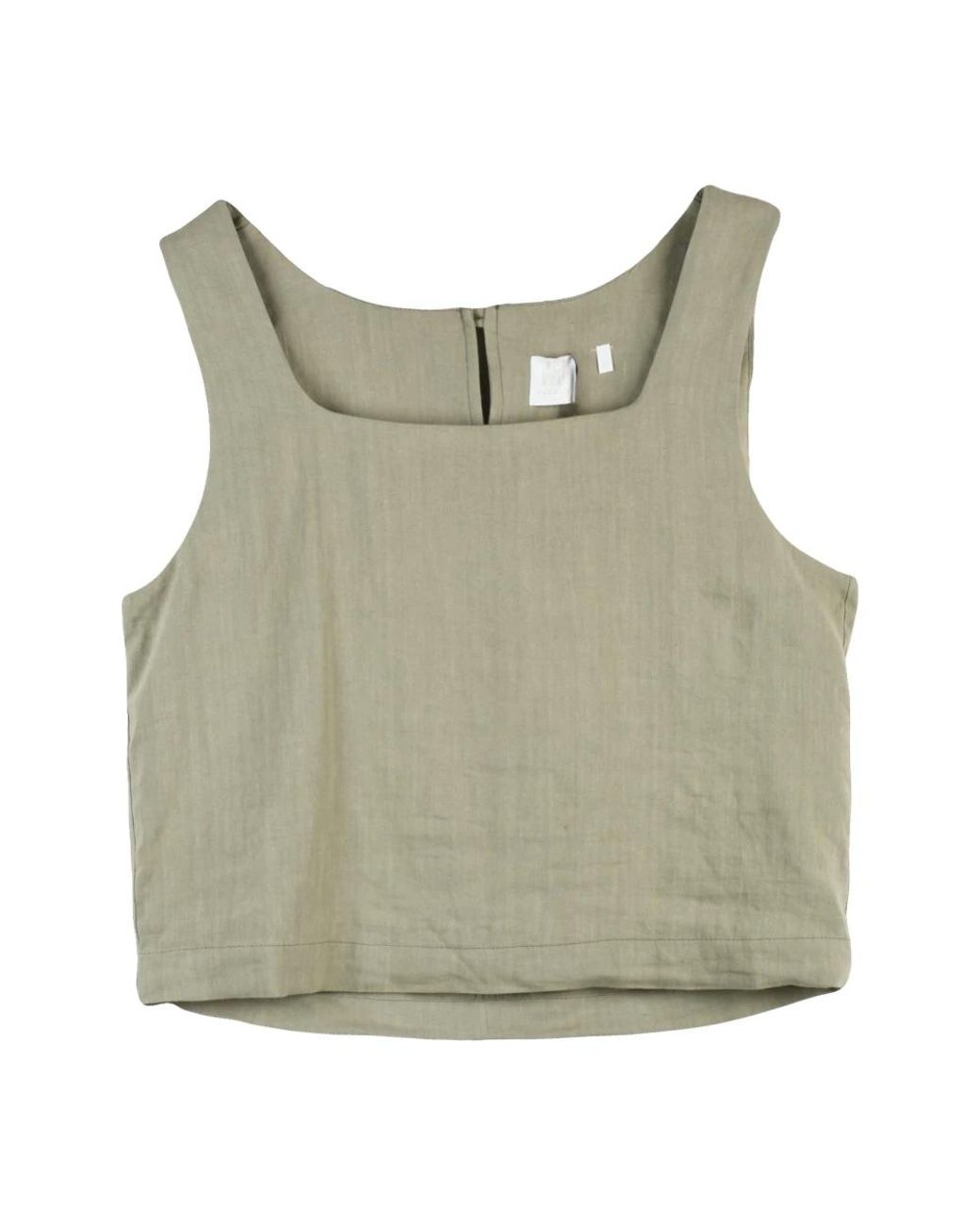 Marella Green Sleeveless Tops