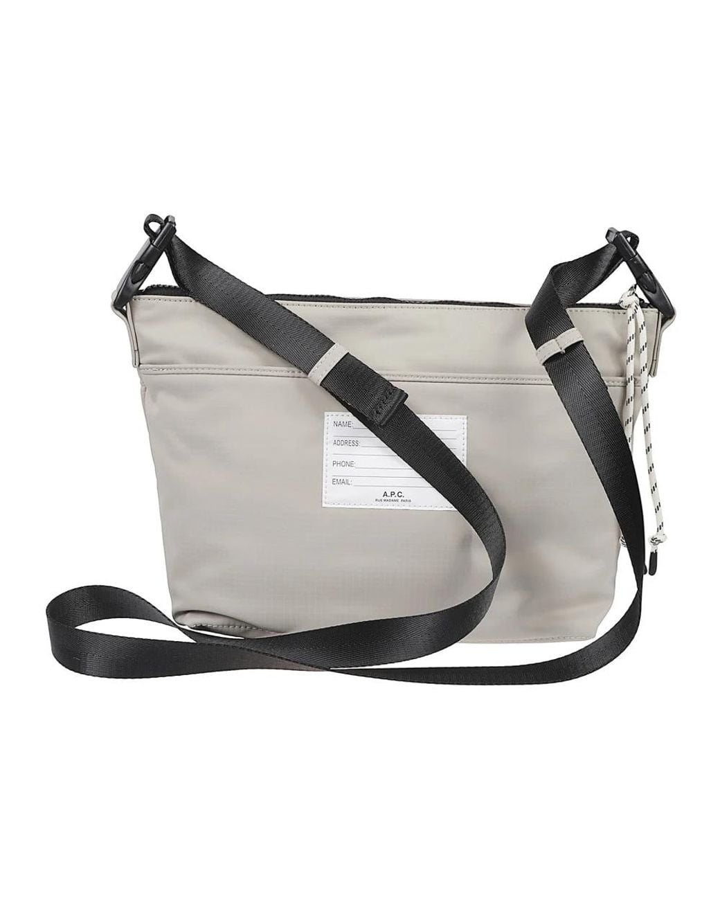A.P.C. Gray Cross Body Bags for men