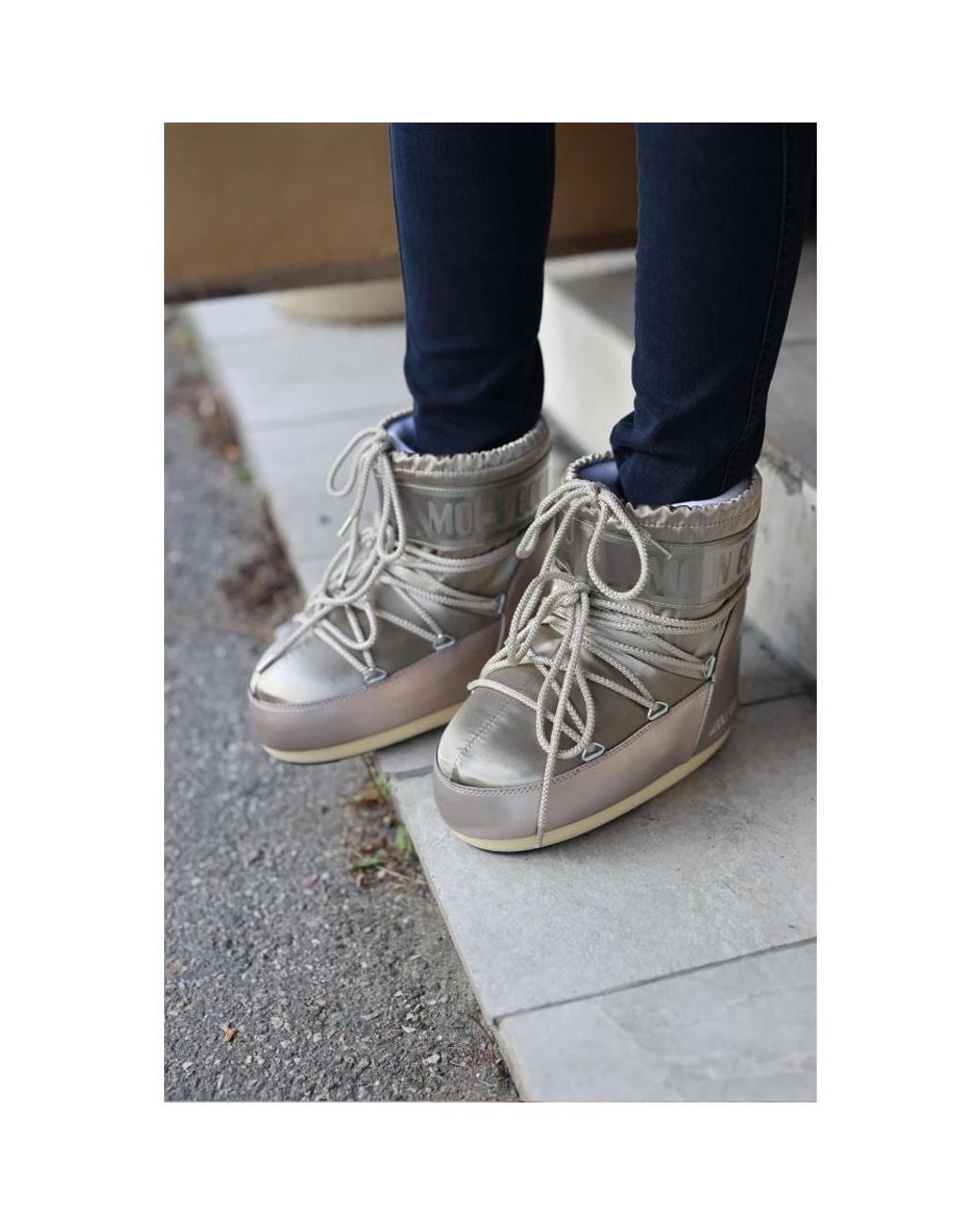 Moon Boot Gray Winter Boots
