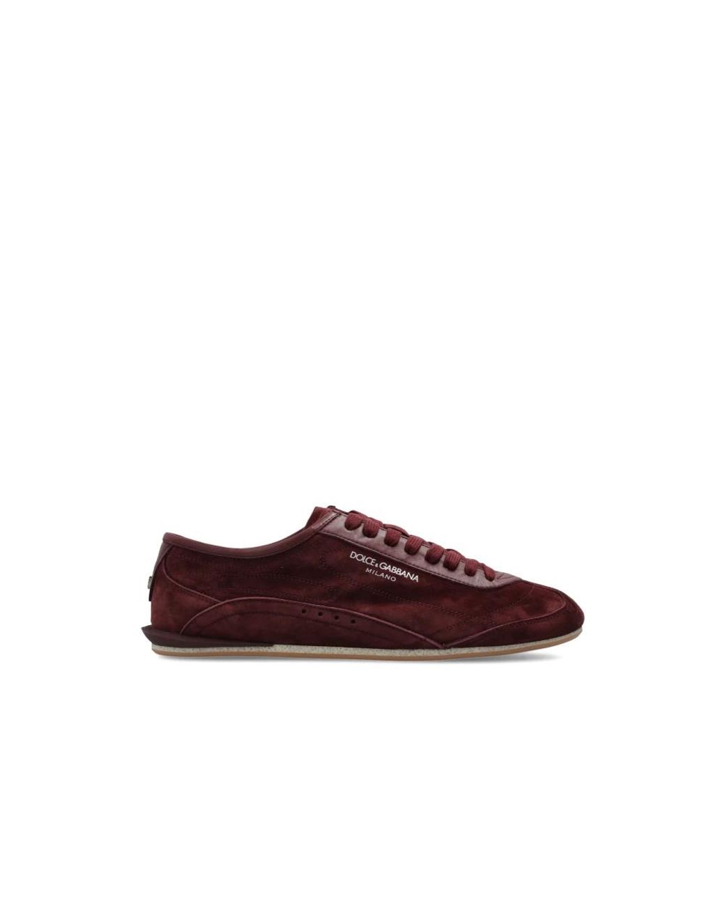 Dolce & Gabbana Brown "Lipari" Suede Sneakers for men
