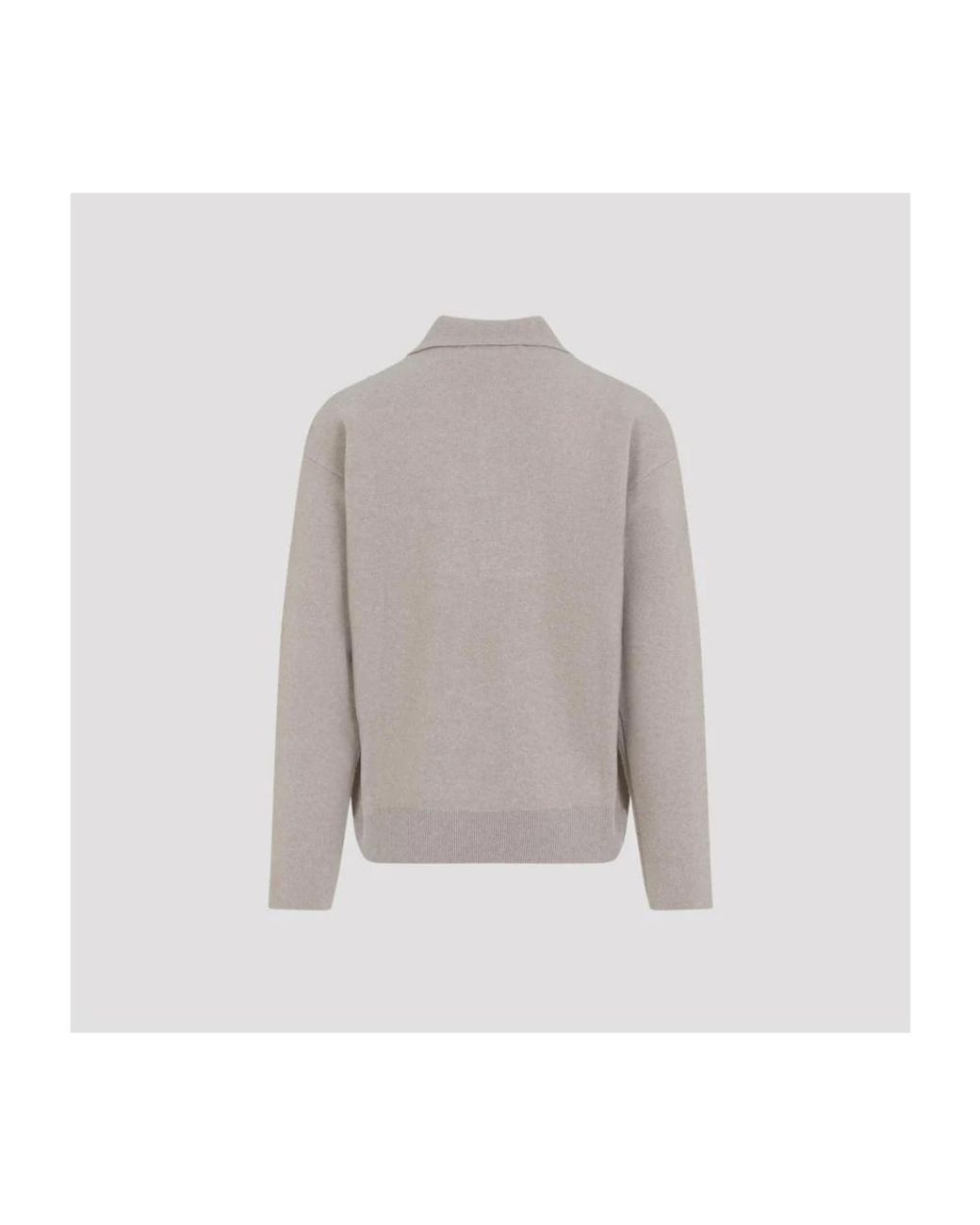 Jacquemus Gray Round-Neck Knitwear for men