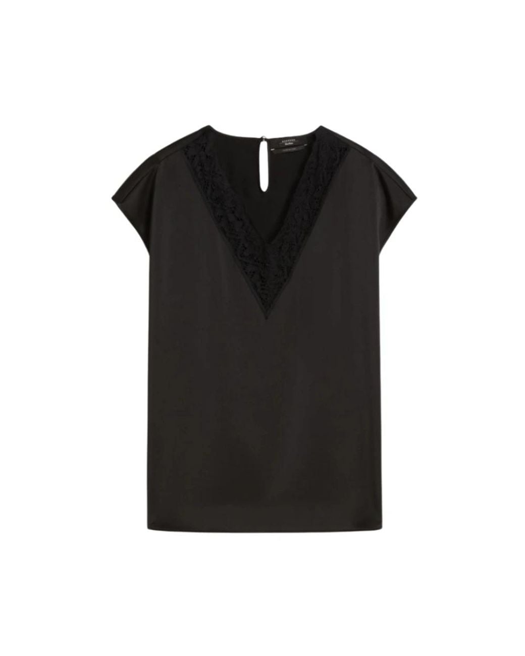 Weekend by Maxmara Black Blouses