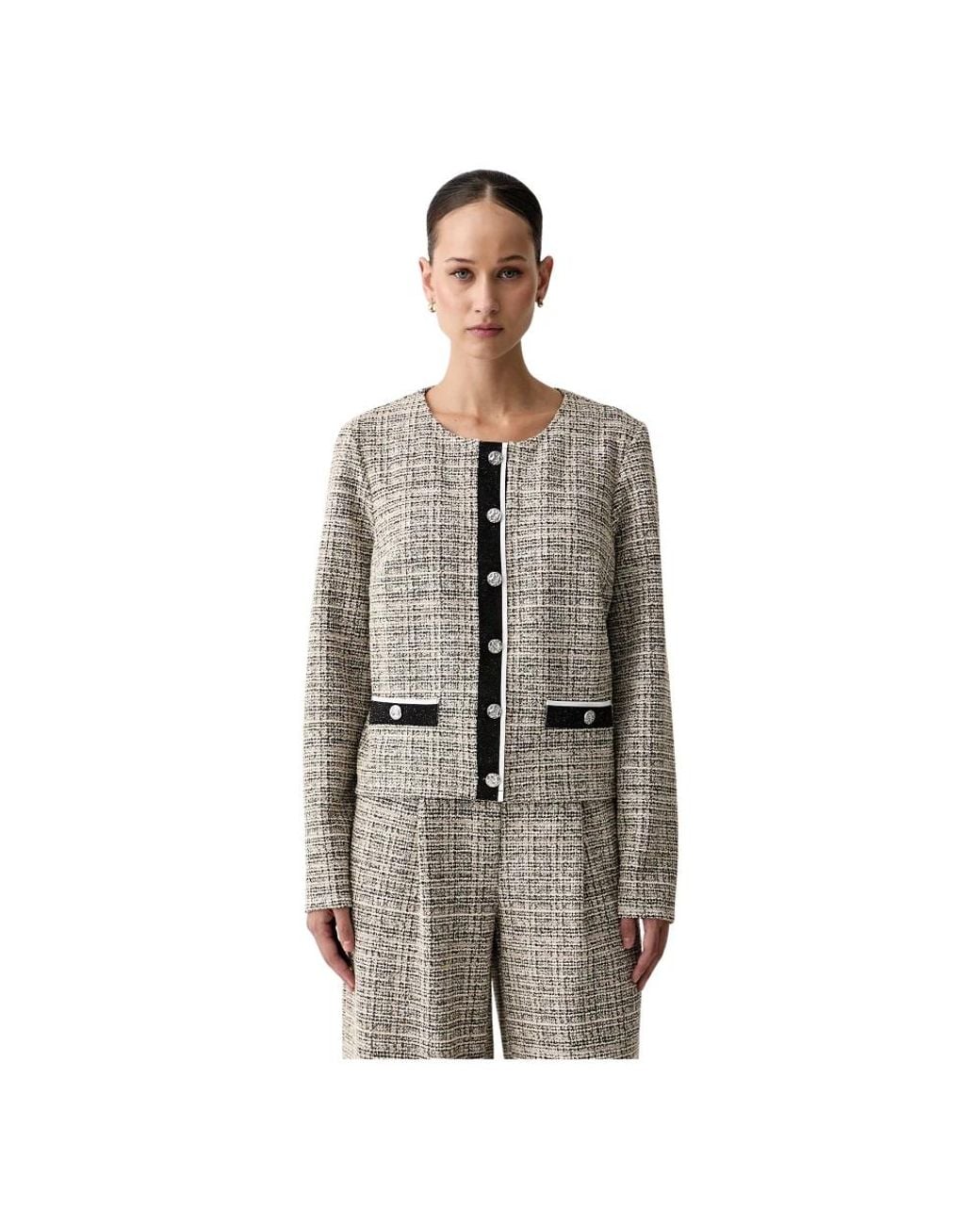 Tweed Jackets Joseph Ribkoff de color Gray