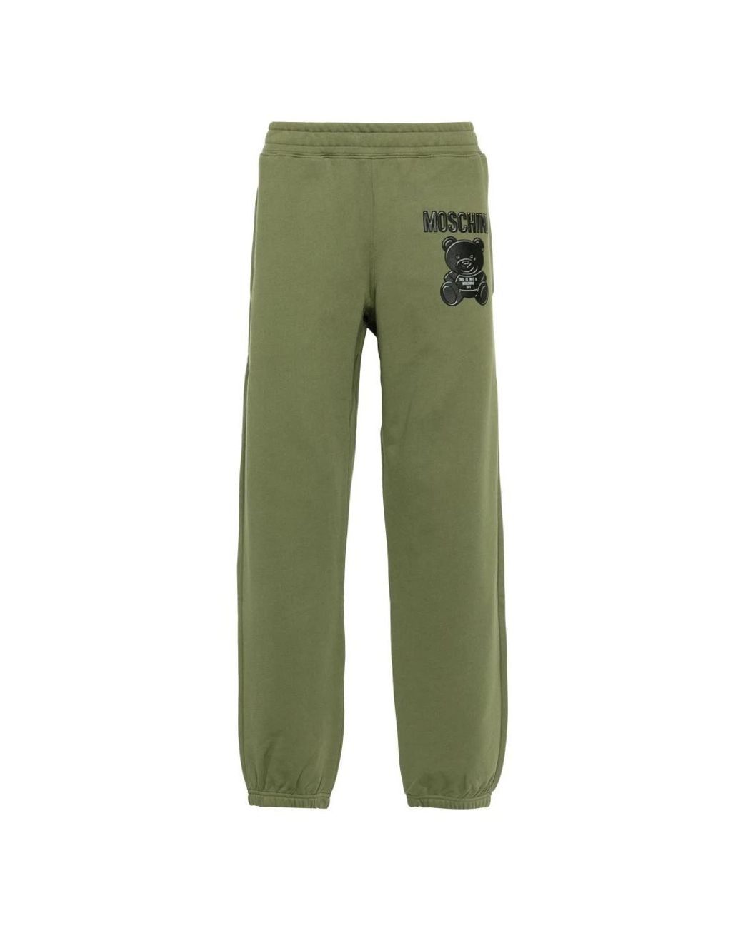 Moschino Broeken ,Groen ,Katoen Groene Katoenen Casual Activewear Broek in het Green voor heren