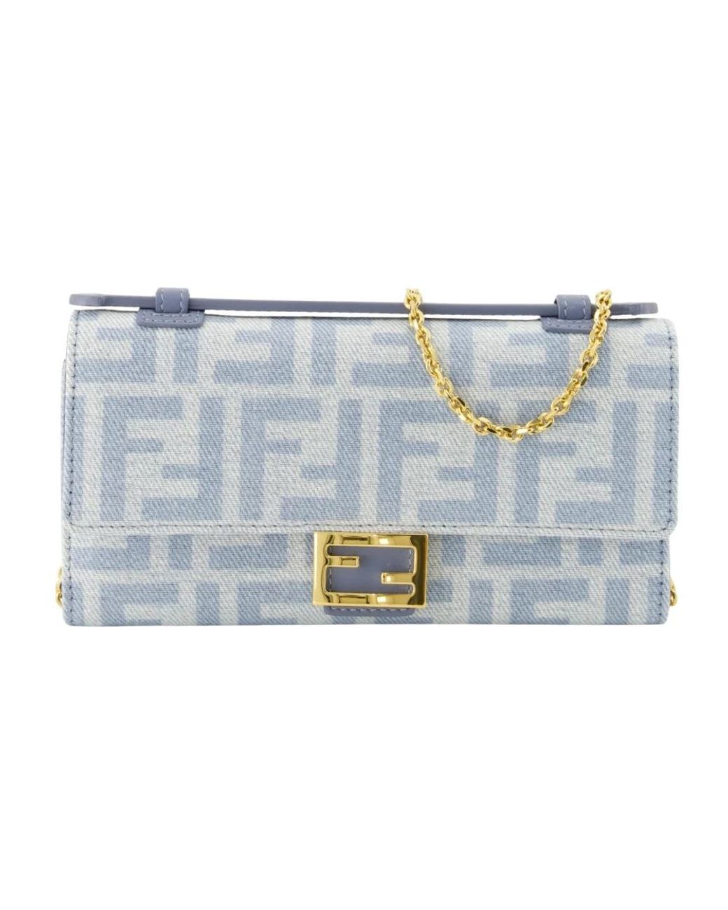 Fendi Blue Cross Body Bags