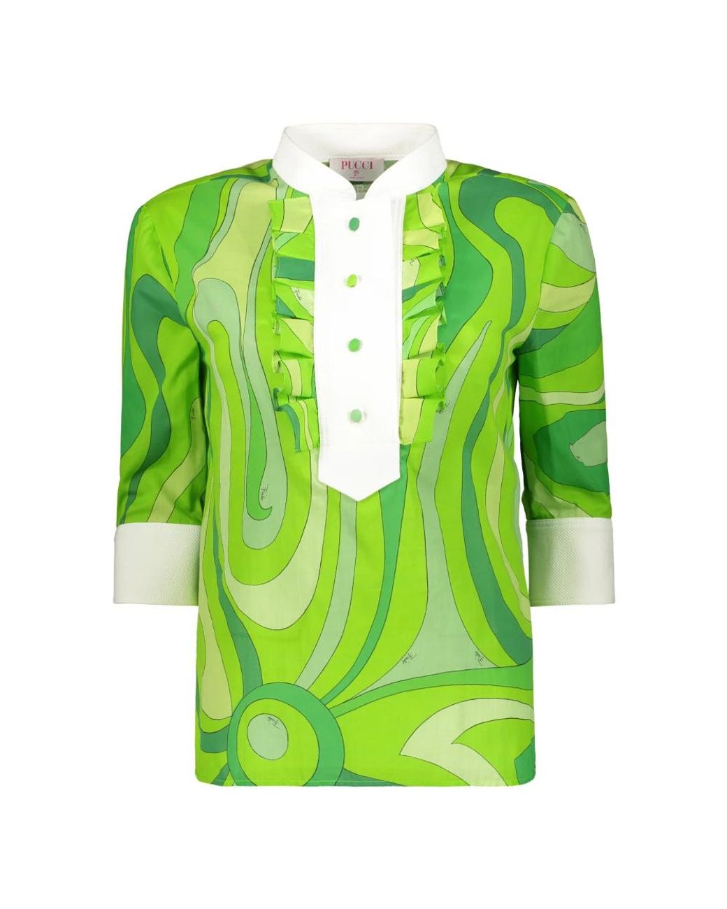Emilio Pucci Green Blouses