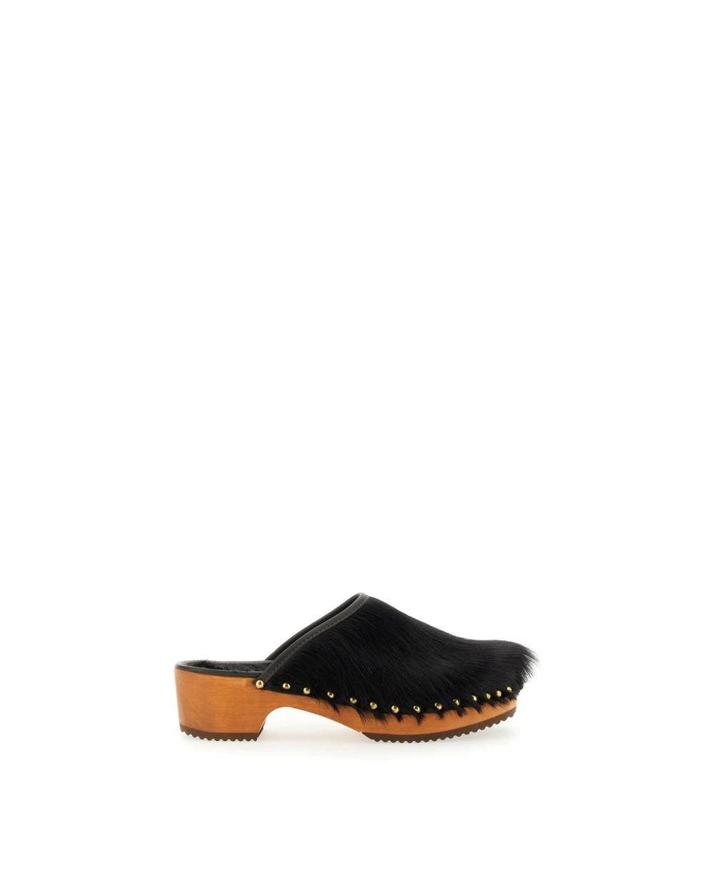 Jejia Black Norma Teddy Clogs