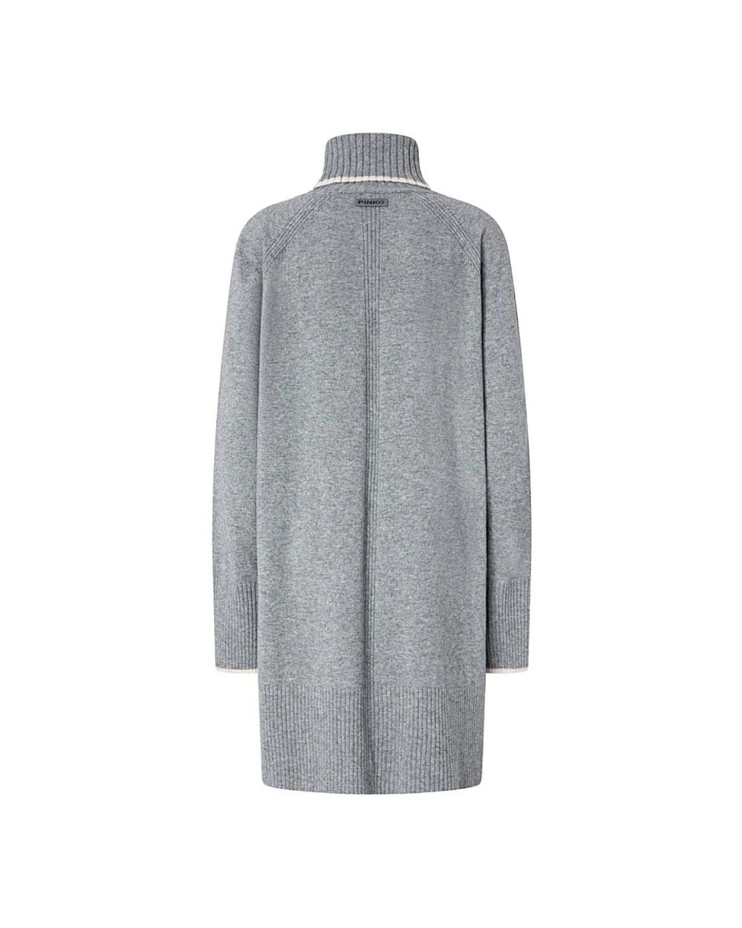 Pinko Gray Knitted Dresses