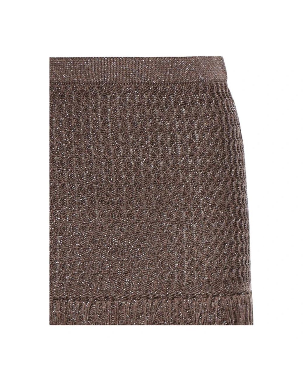 Pinko Brown Short Skirts