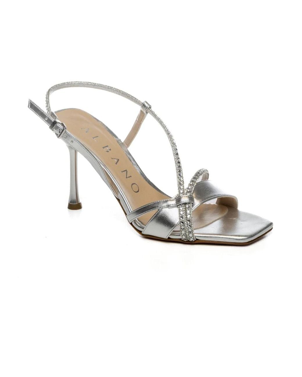 Albano Metallic High Heel Sandals