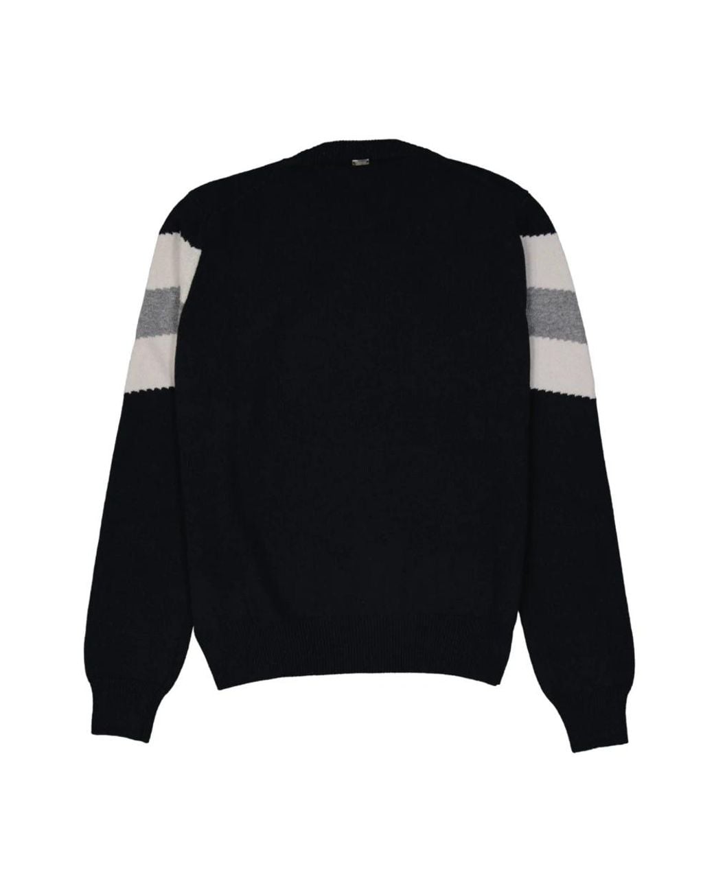 Herno Black Round-Neck Knitwear for men