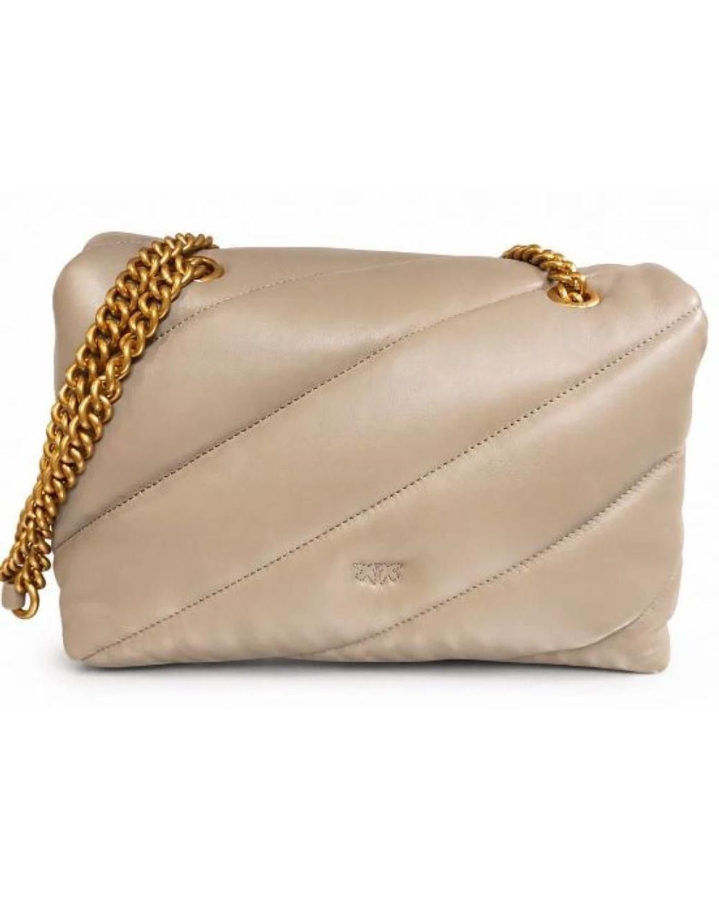 Pinko Natural Shoulder Bags