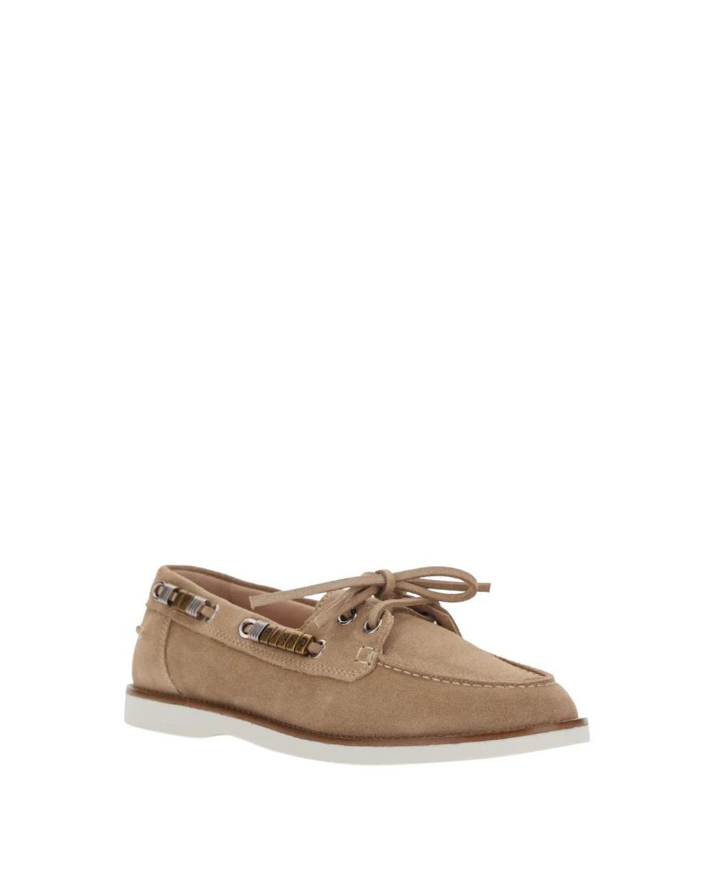 Pinko Natural Boat Shoes