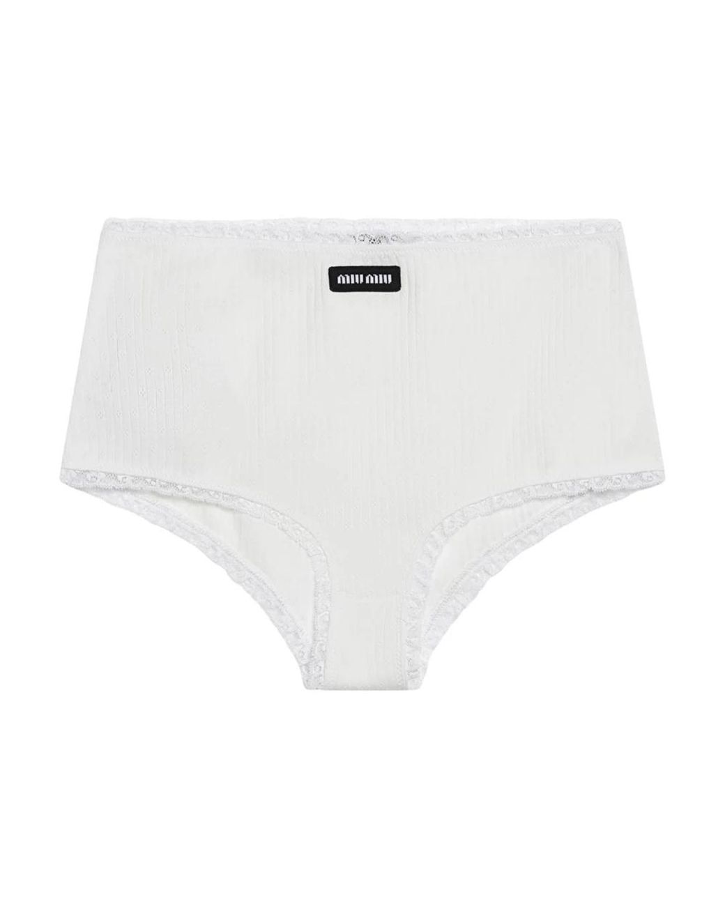 Miu Miu White Underpants