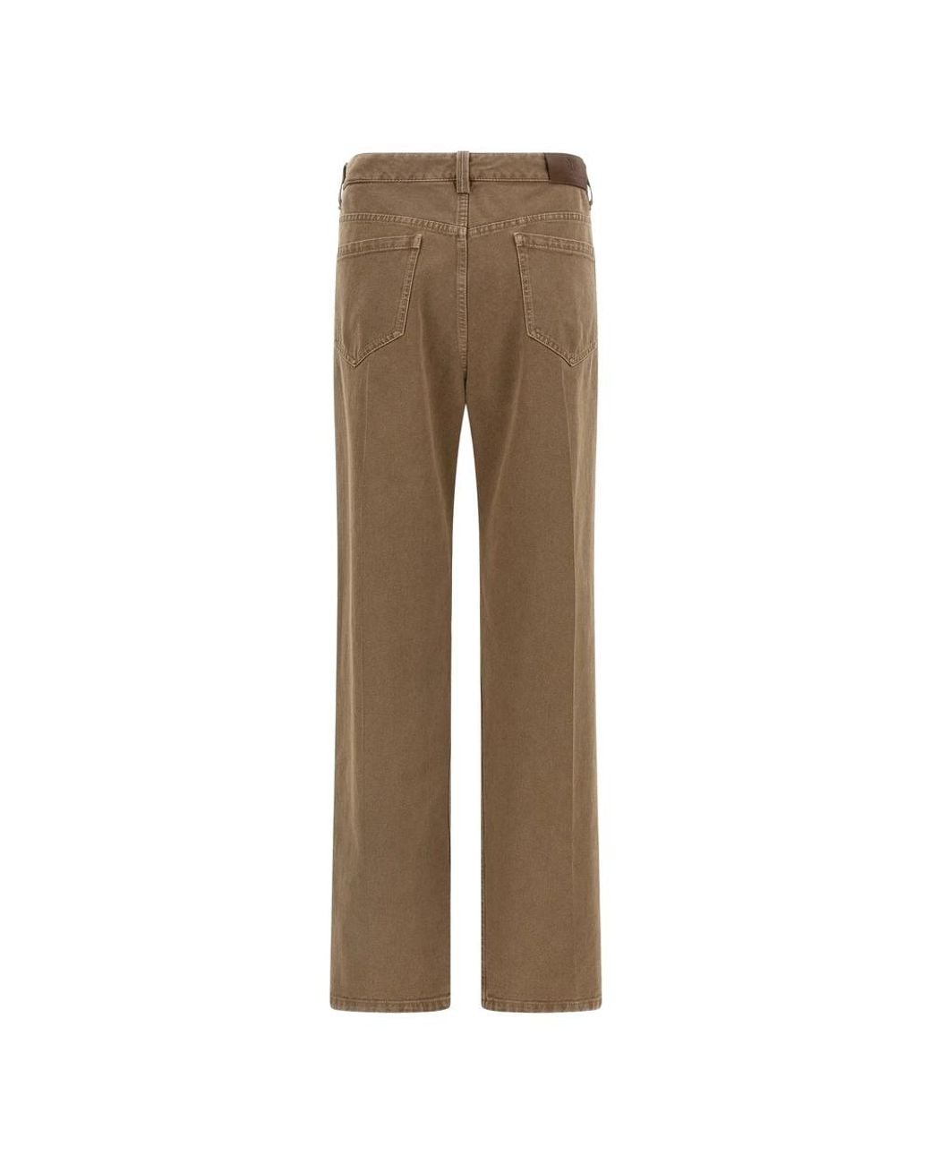 Brunello Cucinelli Brown Straight Jeans