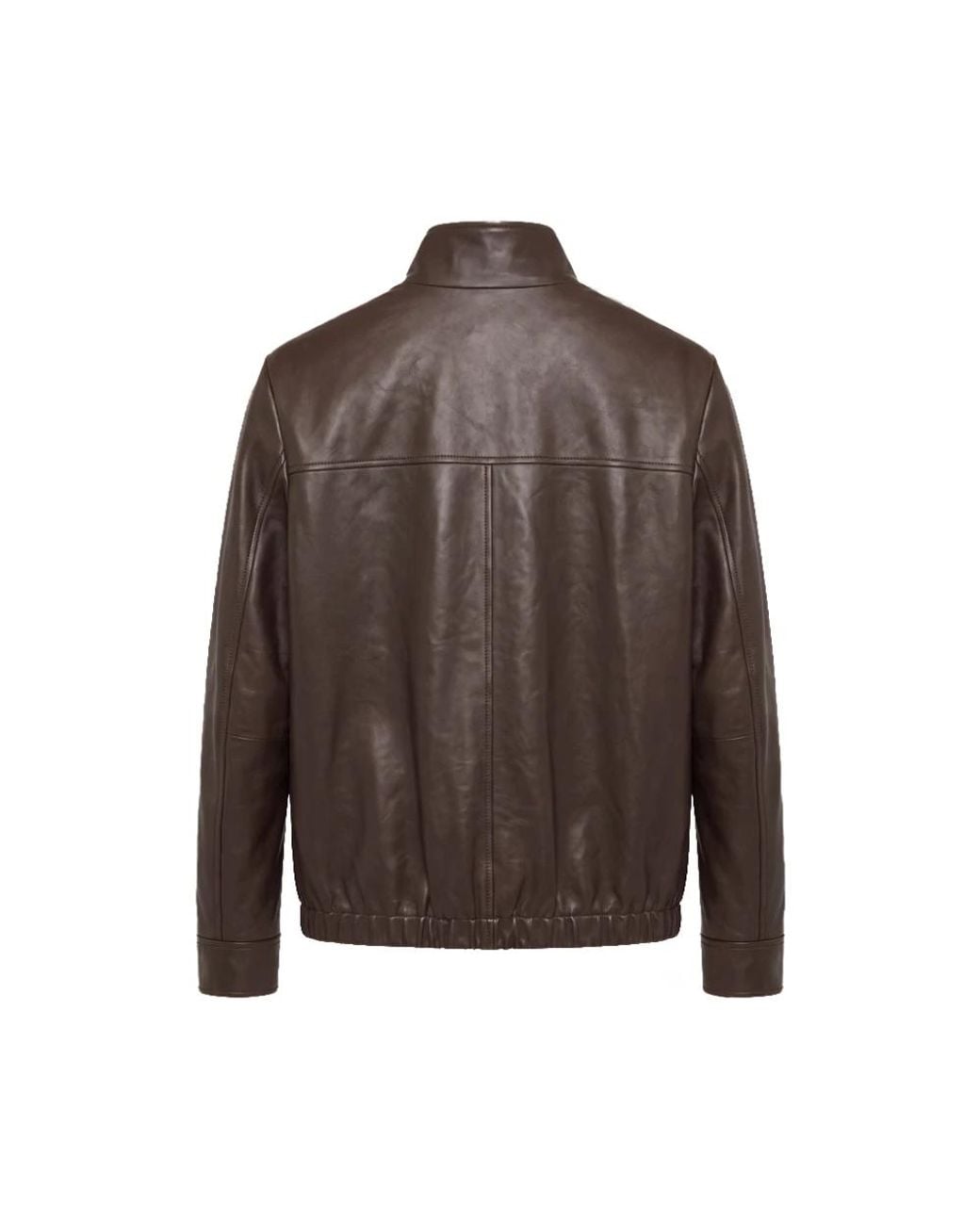 Leather Jackets Canali pour homme en coloris Brown