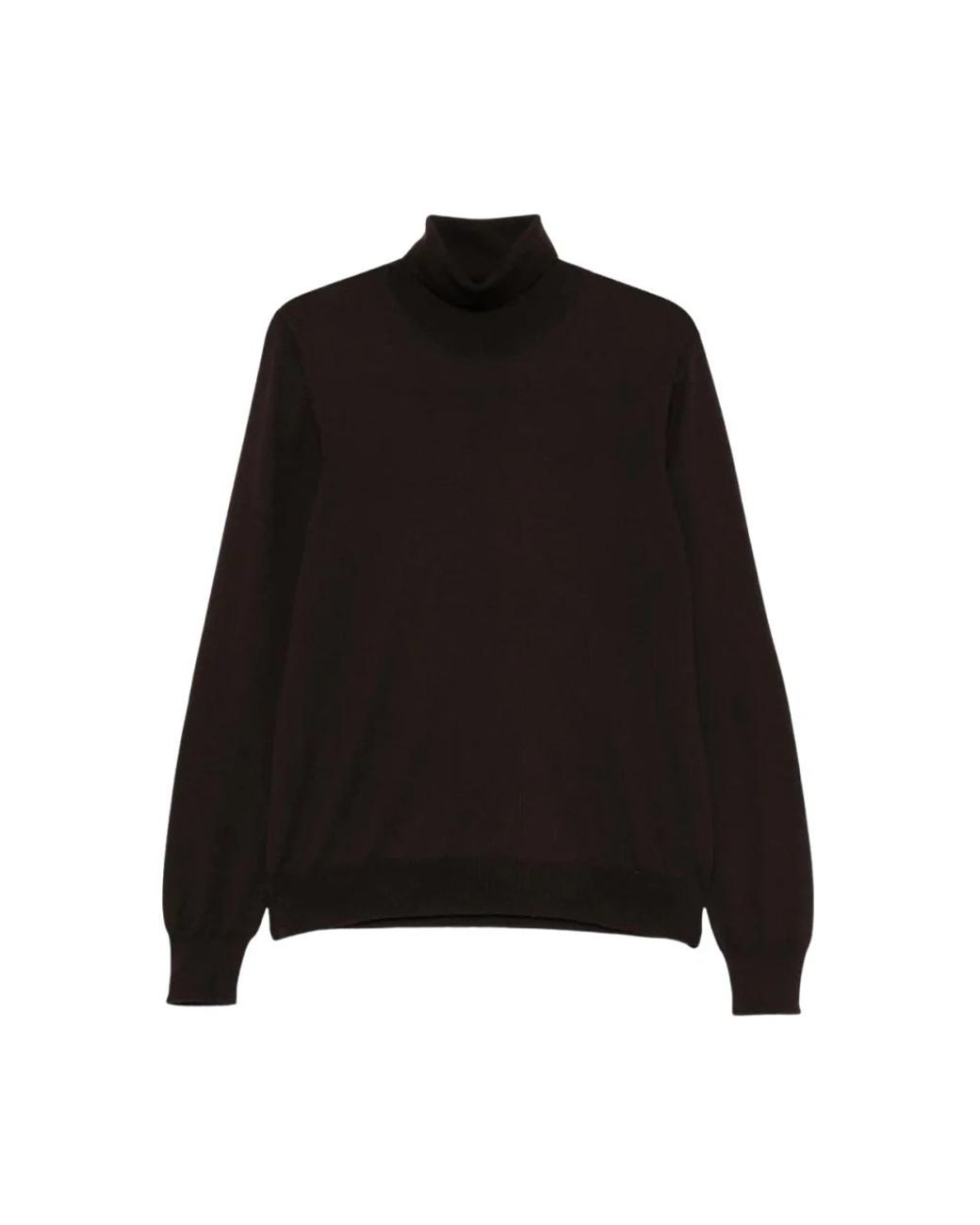 Tagliatore Black Turtlenecks for men