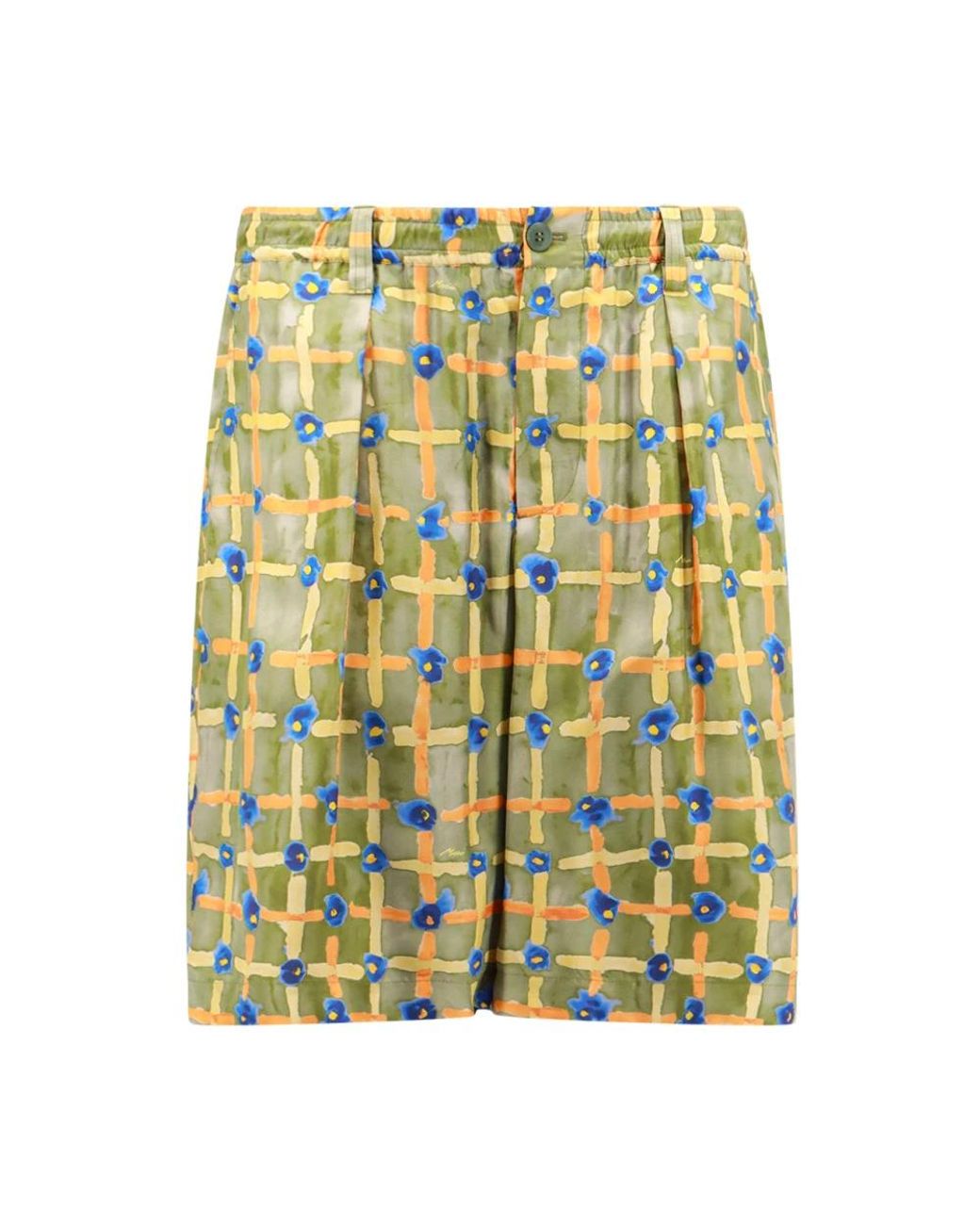 Marni Green Casual Shorts for men