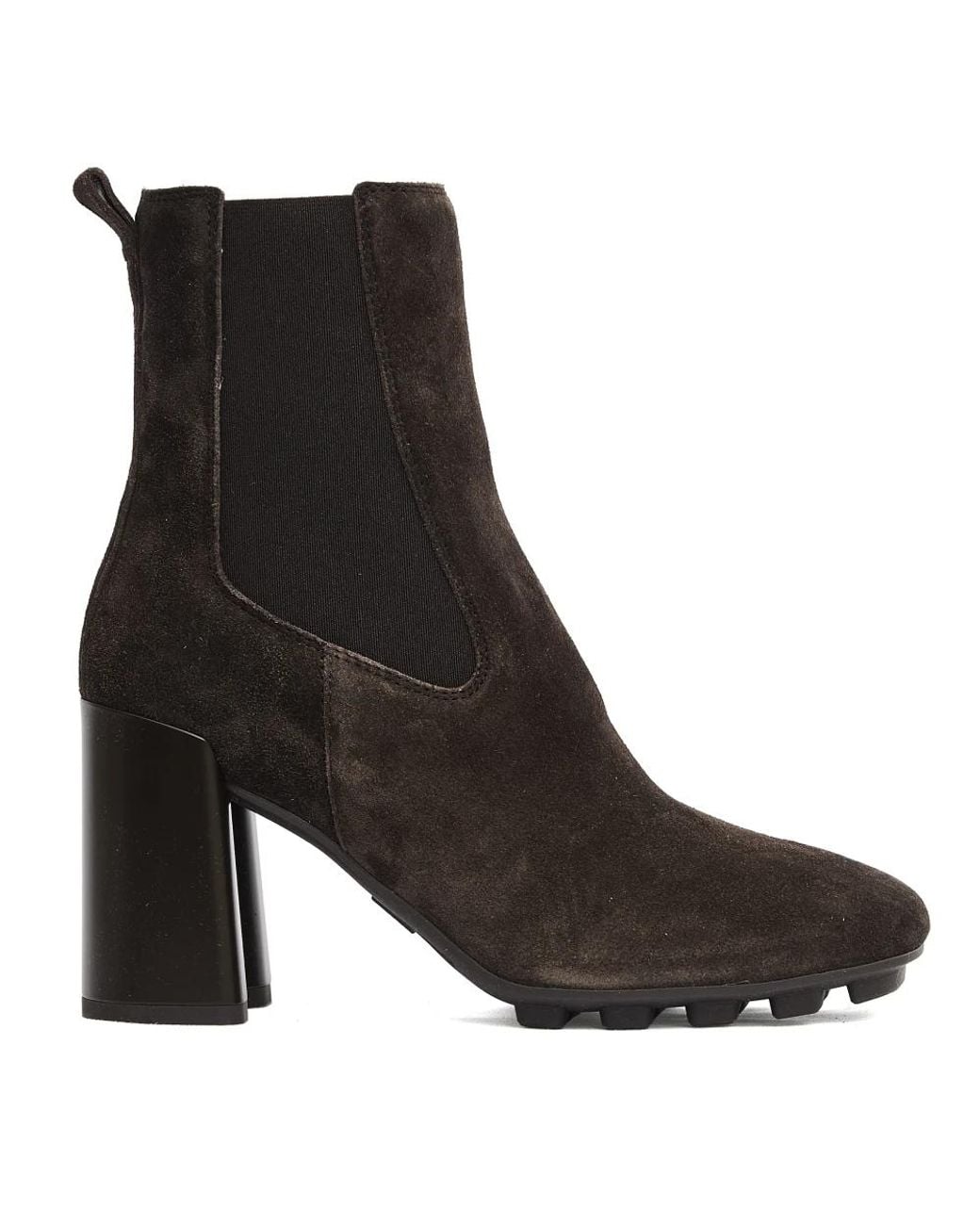 Hogan Black T. 85 Mm Cam Ankle Boot